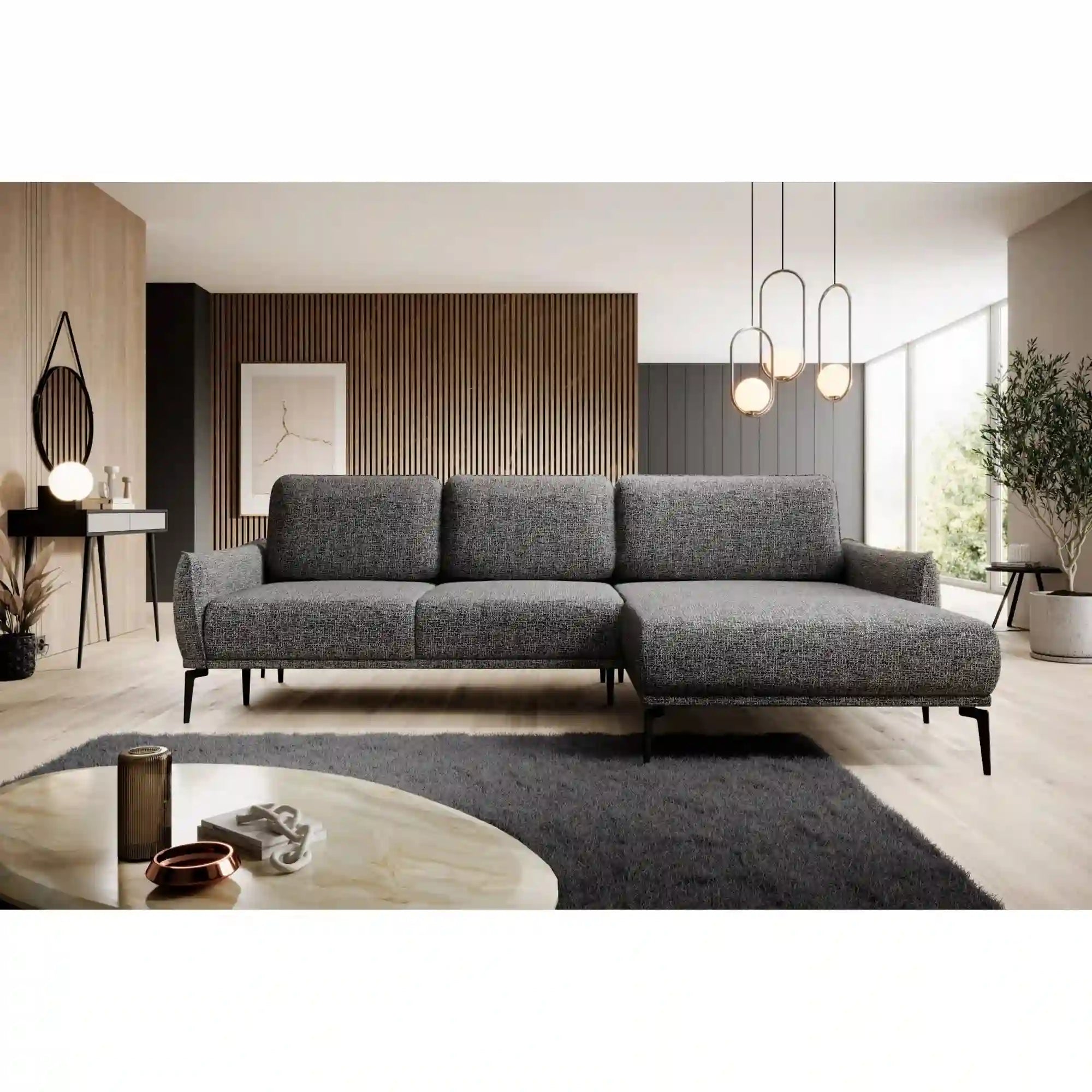 Coltar Storm Mini, personalizabil materiale gama Oferta Avantaj, cu reglaj electric, 280x189x102 cm