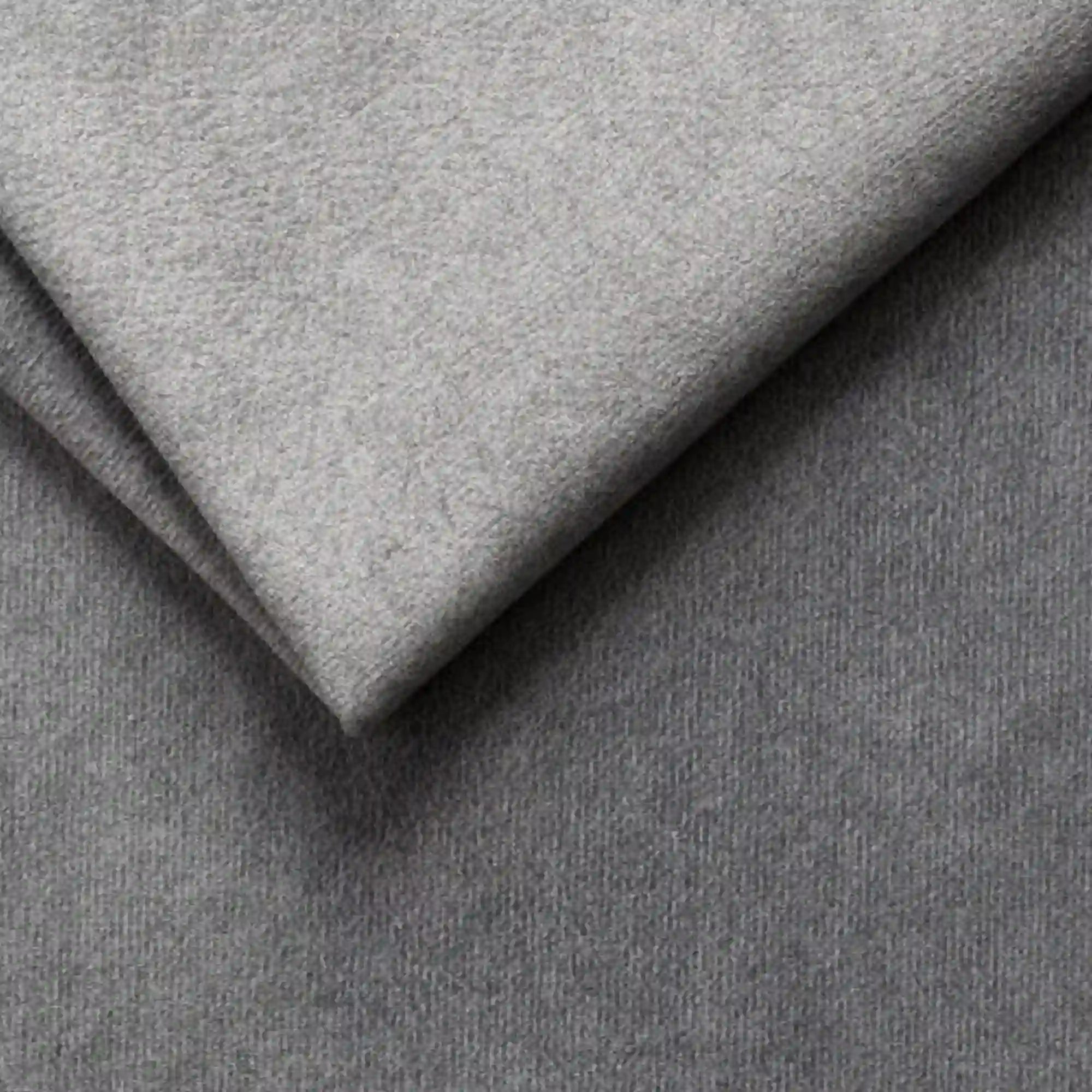 Coltar TIGA, sezlong dreapta, stofa catifelata gri - Salvador 14, Gama Premium, cu reglaj electric, 286x207x77 cm