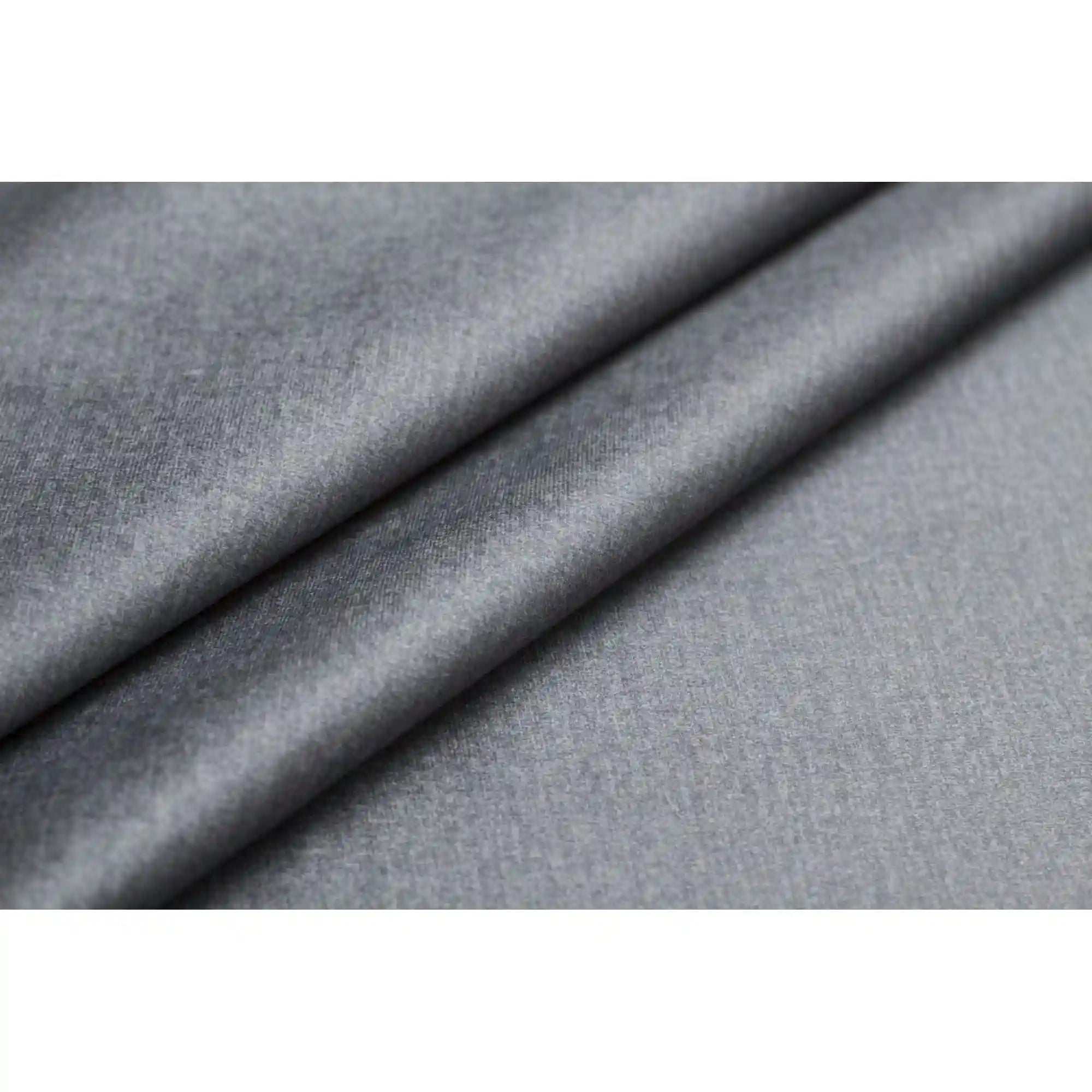 Coltar TIGA, sezlong stanga, stofa catifelata gri - Monolith 92, cu reglaj electric, 286x207x77 cm