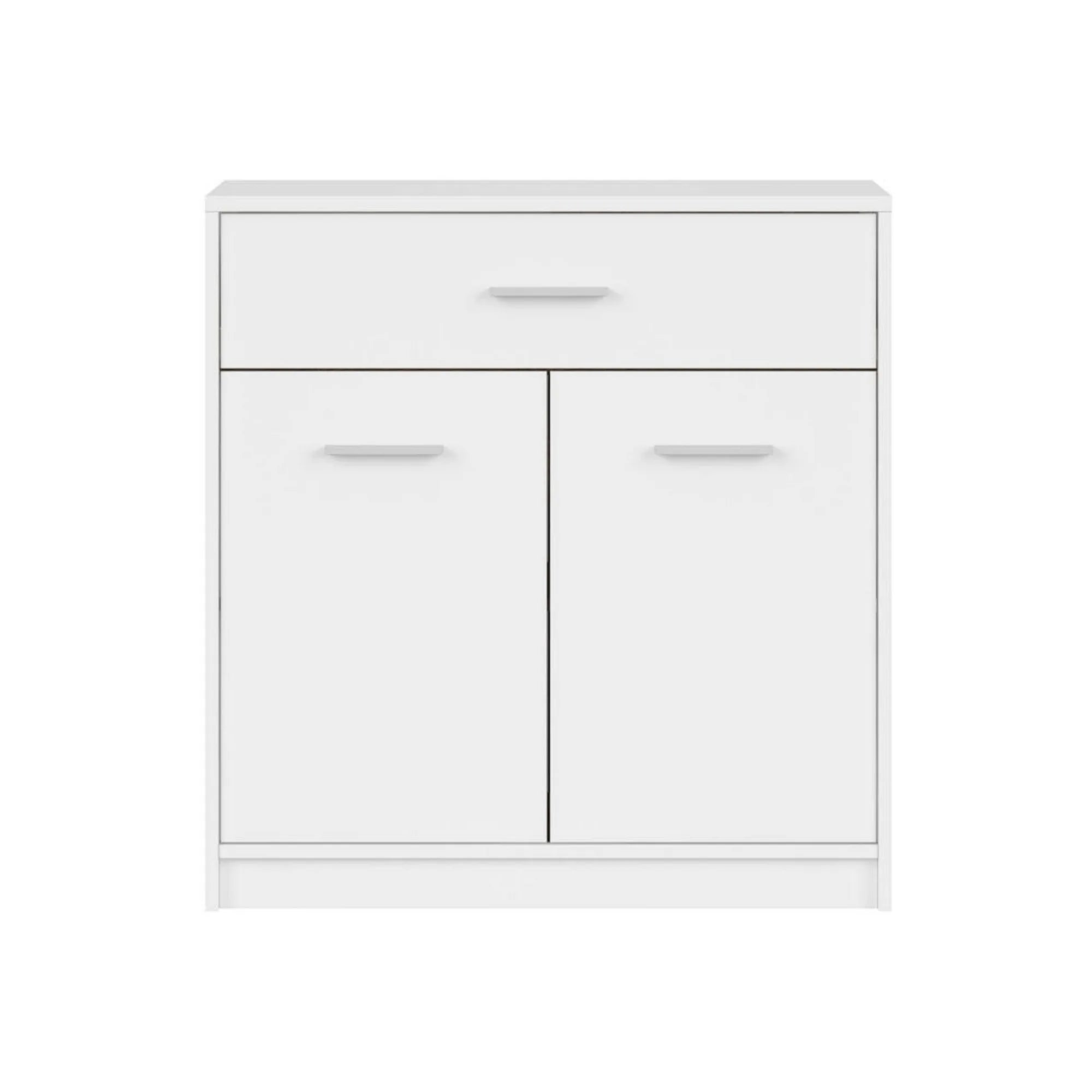 Comada NEPO PLUS, alb, PAL laminat, 80x34x84 cm