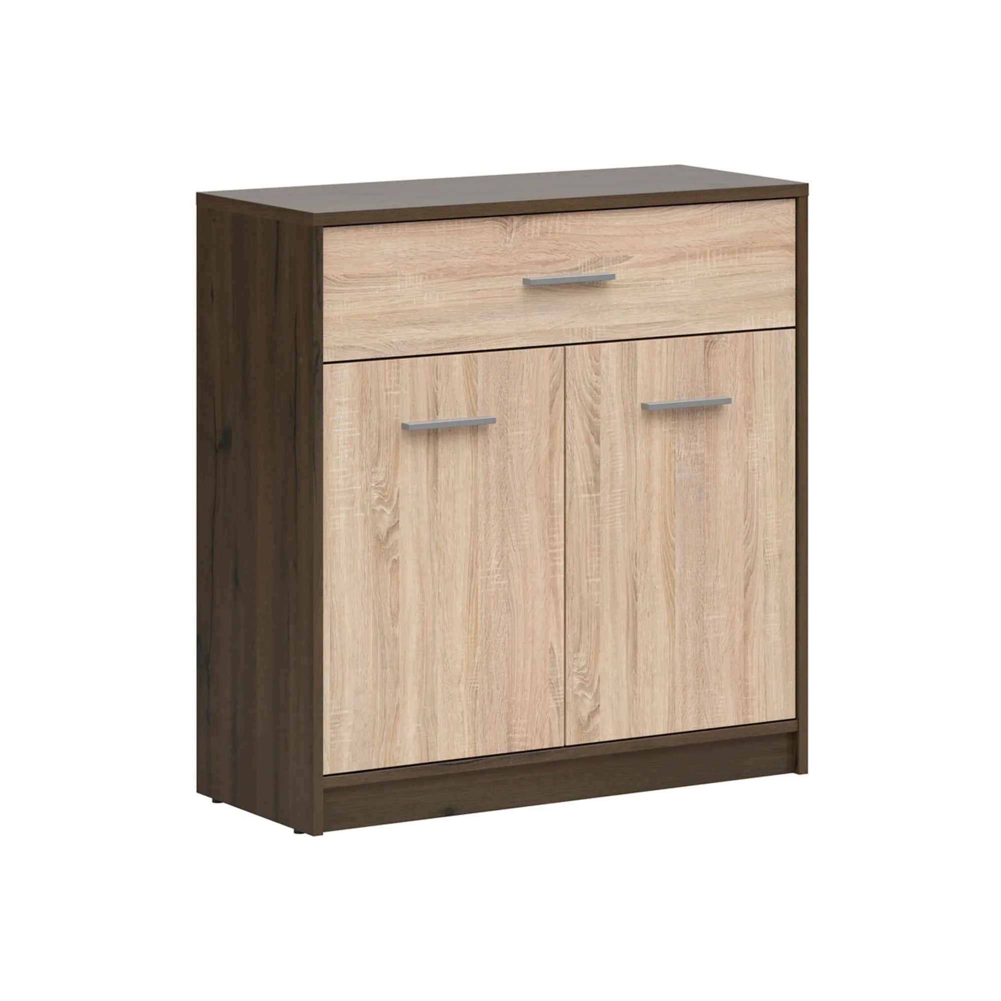 Comada NEPO PLUS, stejar nobil/stejar sonoma, PAL laminat, 80x34x84 cm