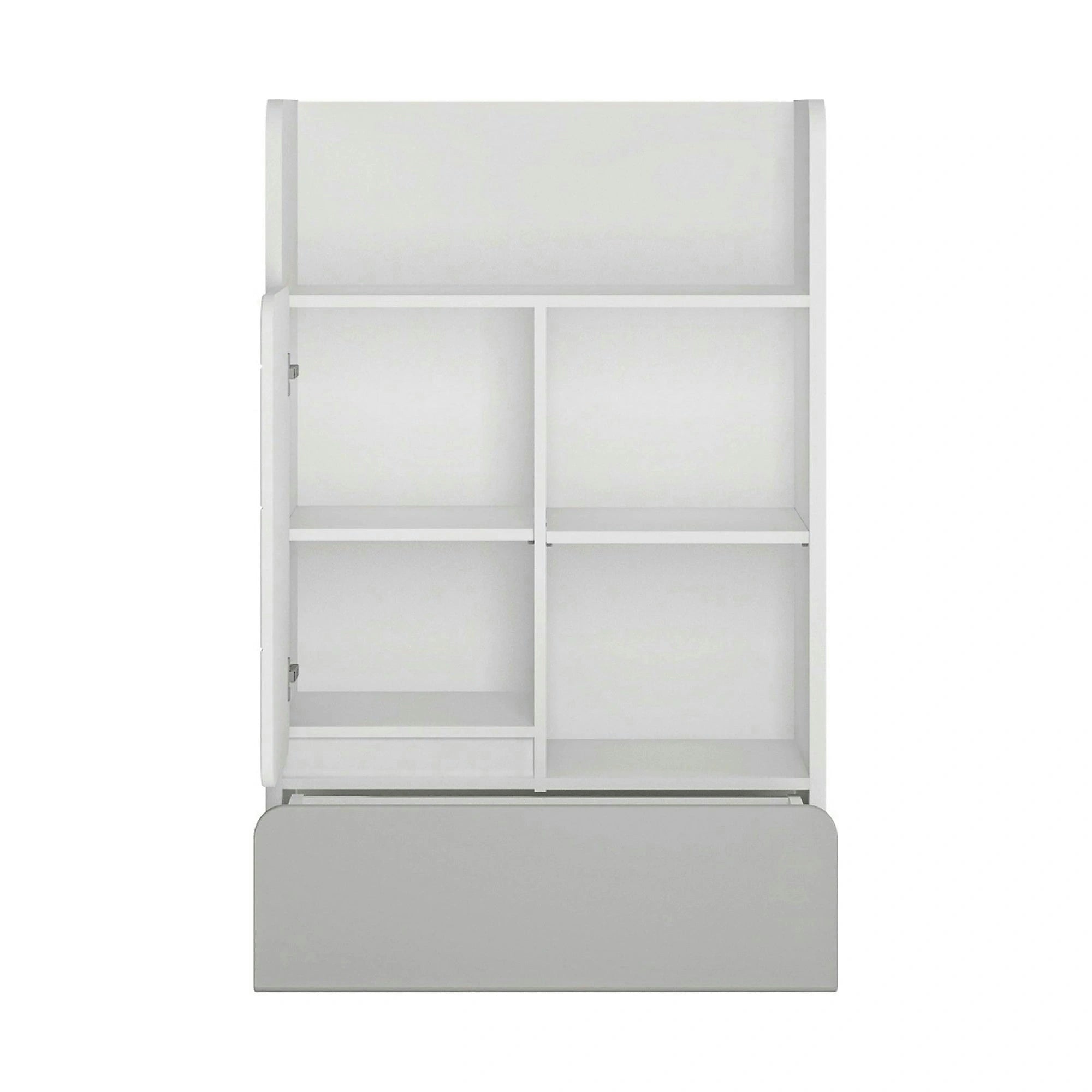 Comoda ALBI, alb, PAL laminat, 76x42x117 cm