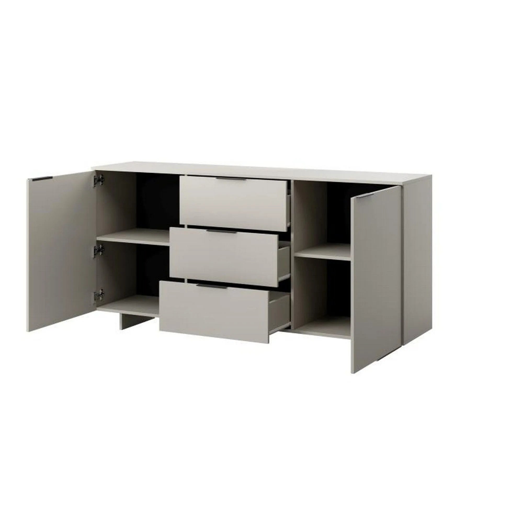 Comoda ALMA, casmir, PAL laminat, 180x42x90 cm