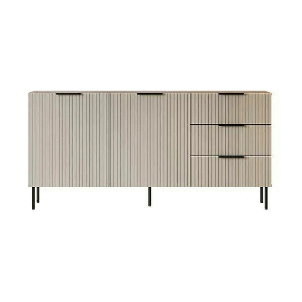 Comoda ALMERA TYP1, nuc/casmir, PAL laminat, 156x42x75 cm