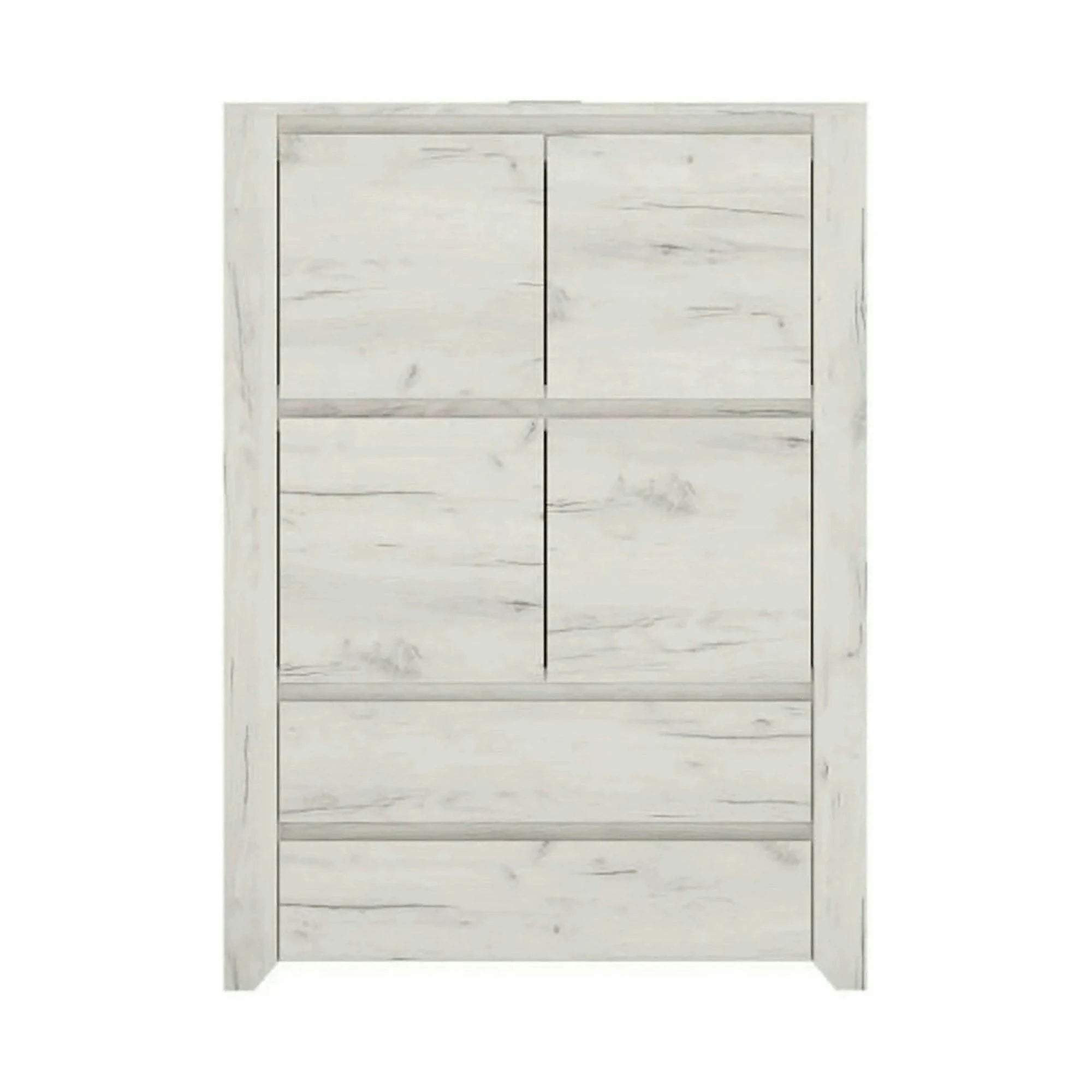 Comoda ANGEL TIP 33, alb, PAL melaminat, 84x40x116 cm