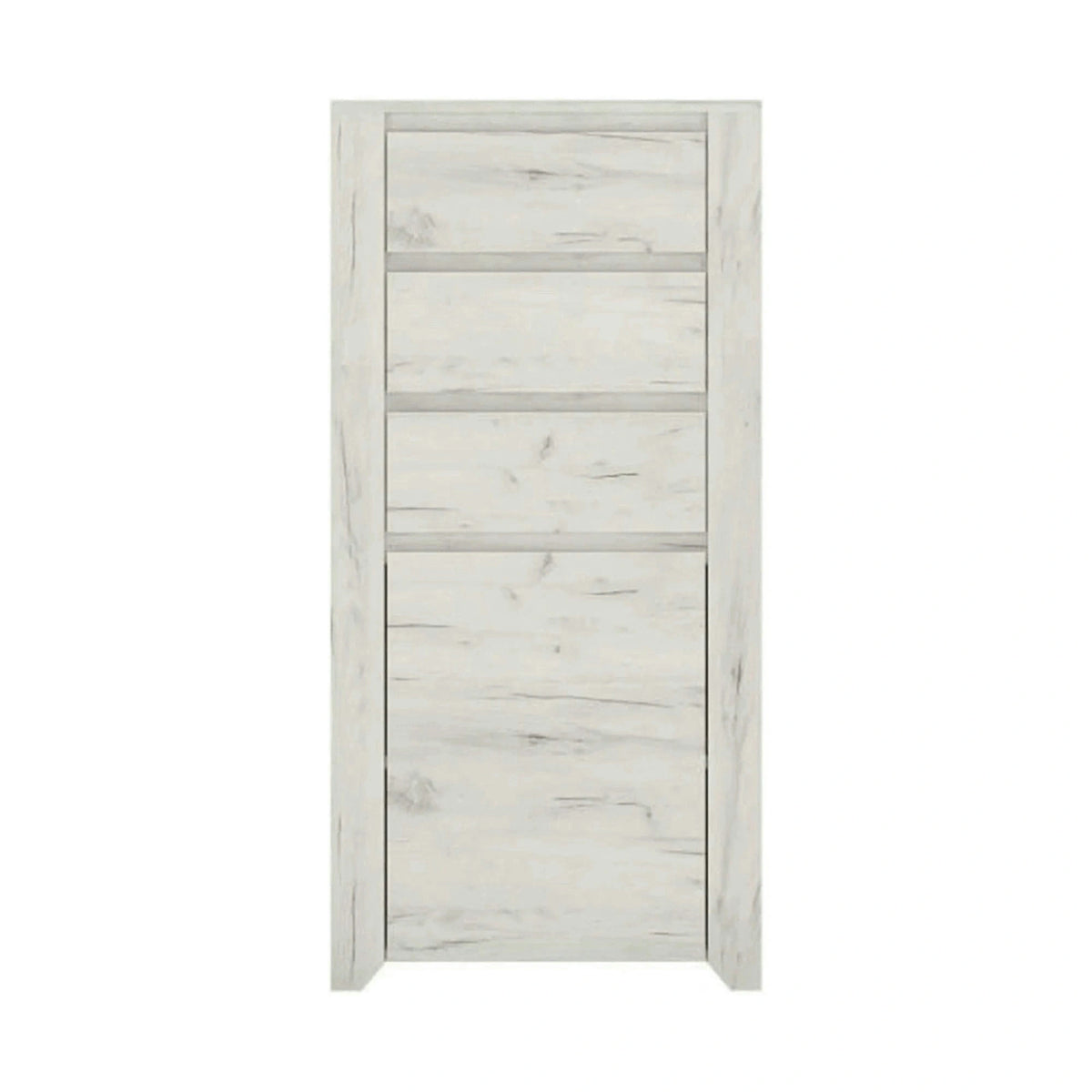 Comoda ANGEL TIP 35, alb, PAL melaminat, 56x40x116 cm
