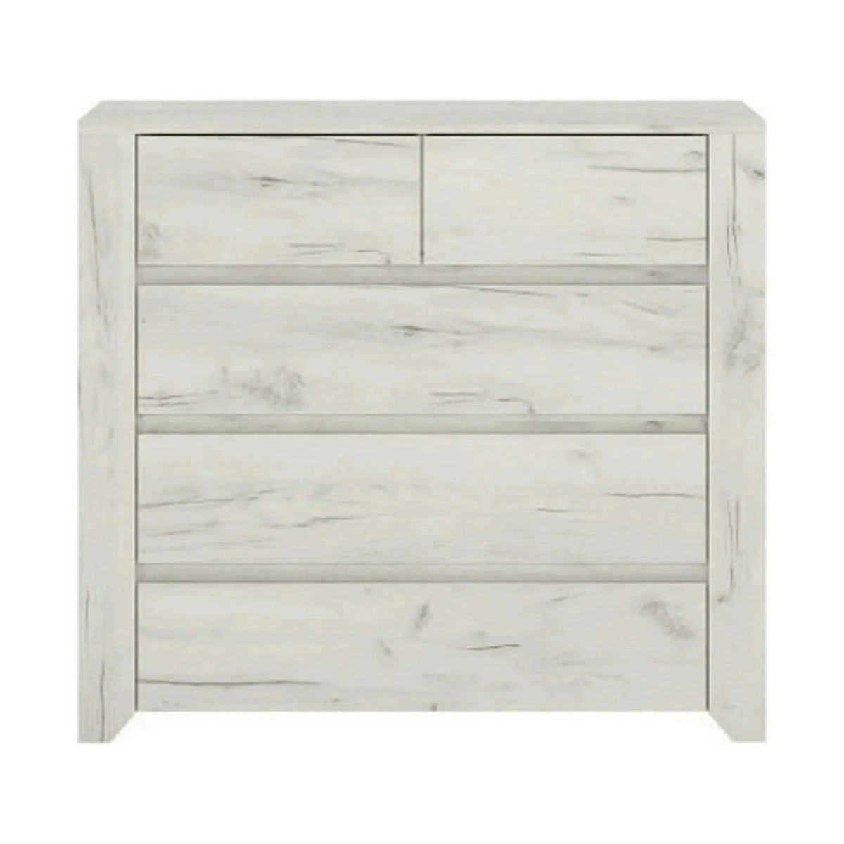 Comoda ANGEL TIP 43, alb, PAL melaminat, 84x40x77 cm