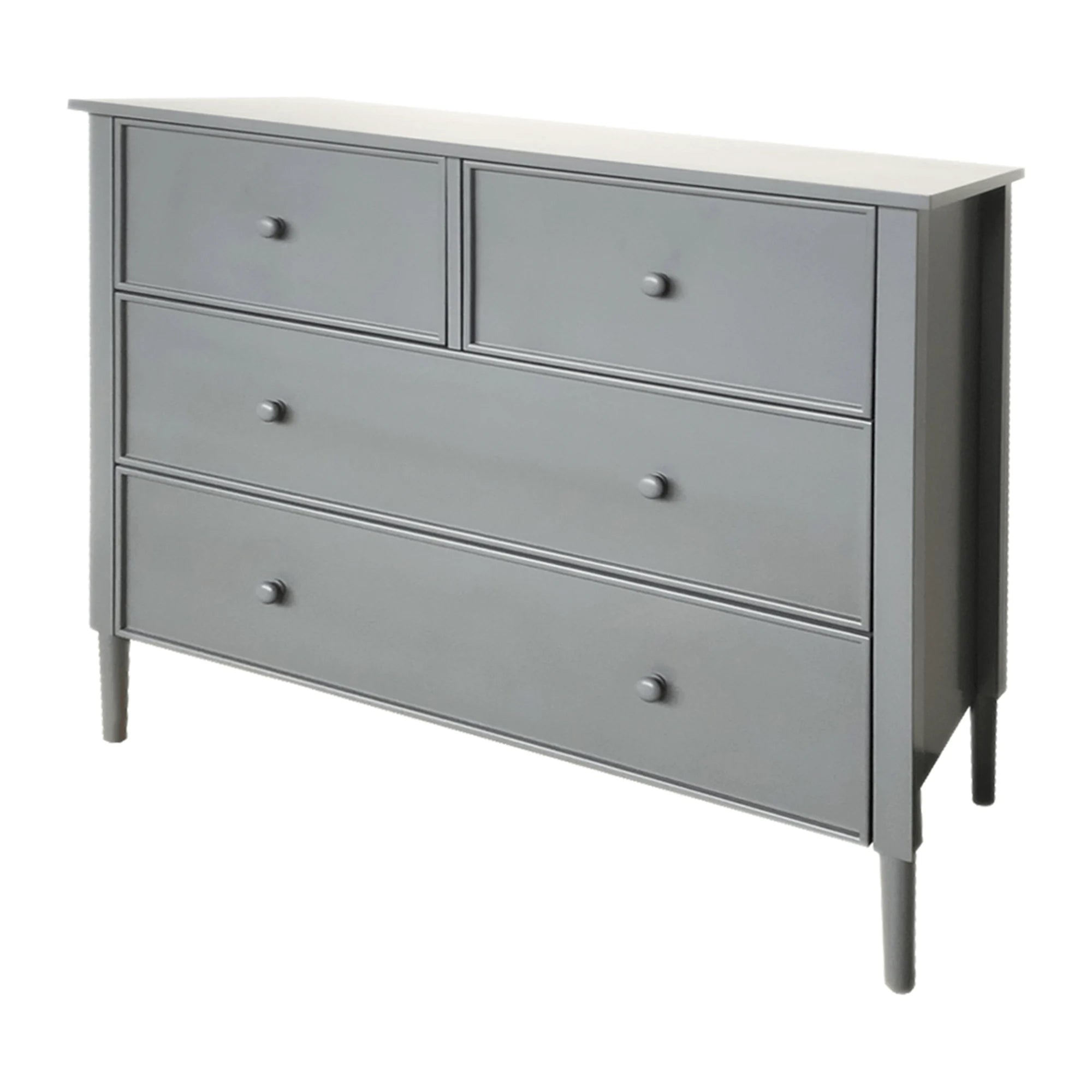 Comoda AVIELA, gri, 100x40x85 cm