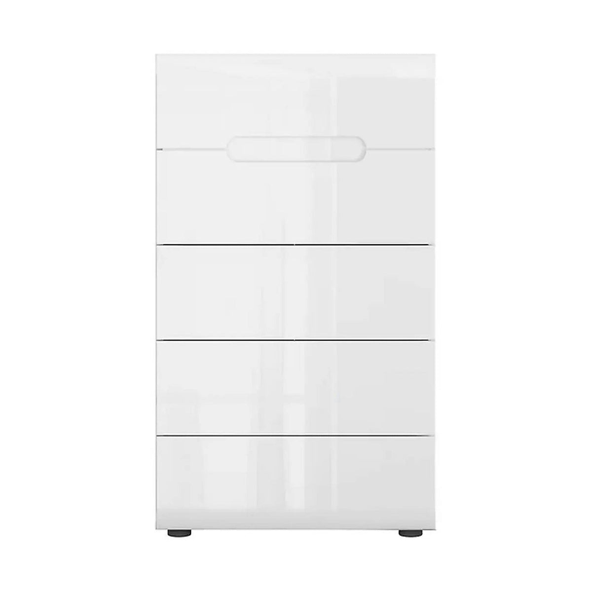 Comoda AZTECA TRIO, alb, PAL, 60x41x104 cm