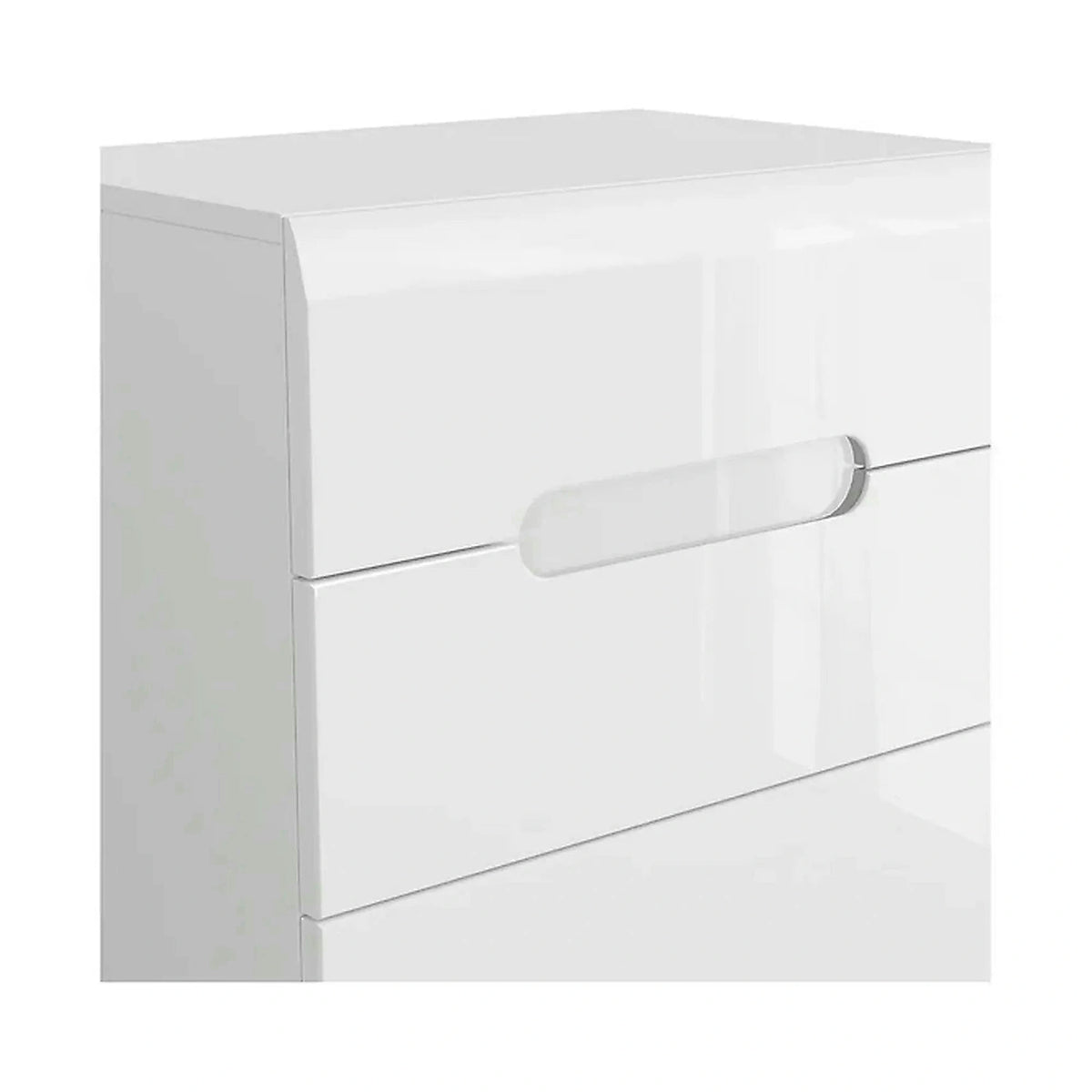 Comoda AZTECA TRIO, alb, PAL, 60x41x104 cm