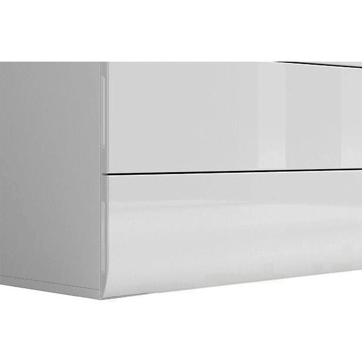 Comoda AZTECA TRIO, alb, PAL, cu sertare, 105x41x84 cm