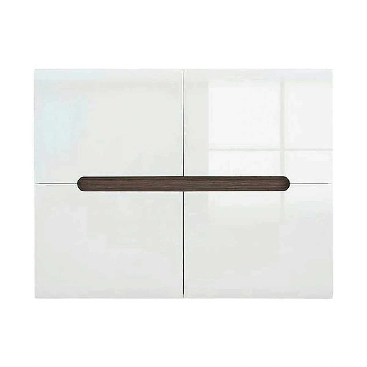 Comoda AZTECA TRIO, alb, PAL, cu usi, 105x41x84 cm