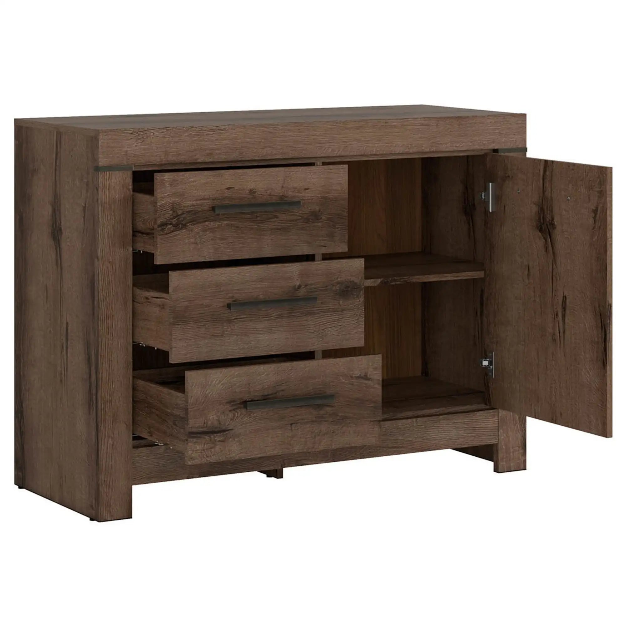 Comoda BALIN, stejar, PAL, 112x45x85 cm