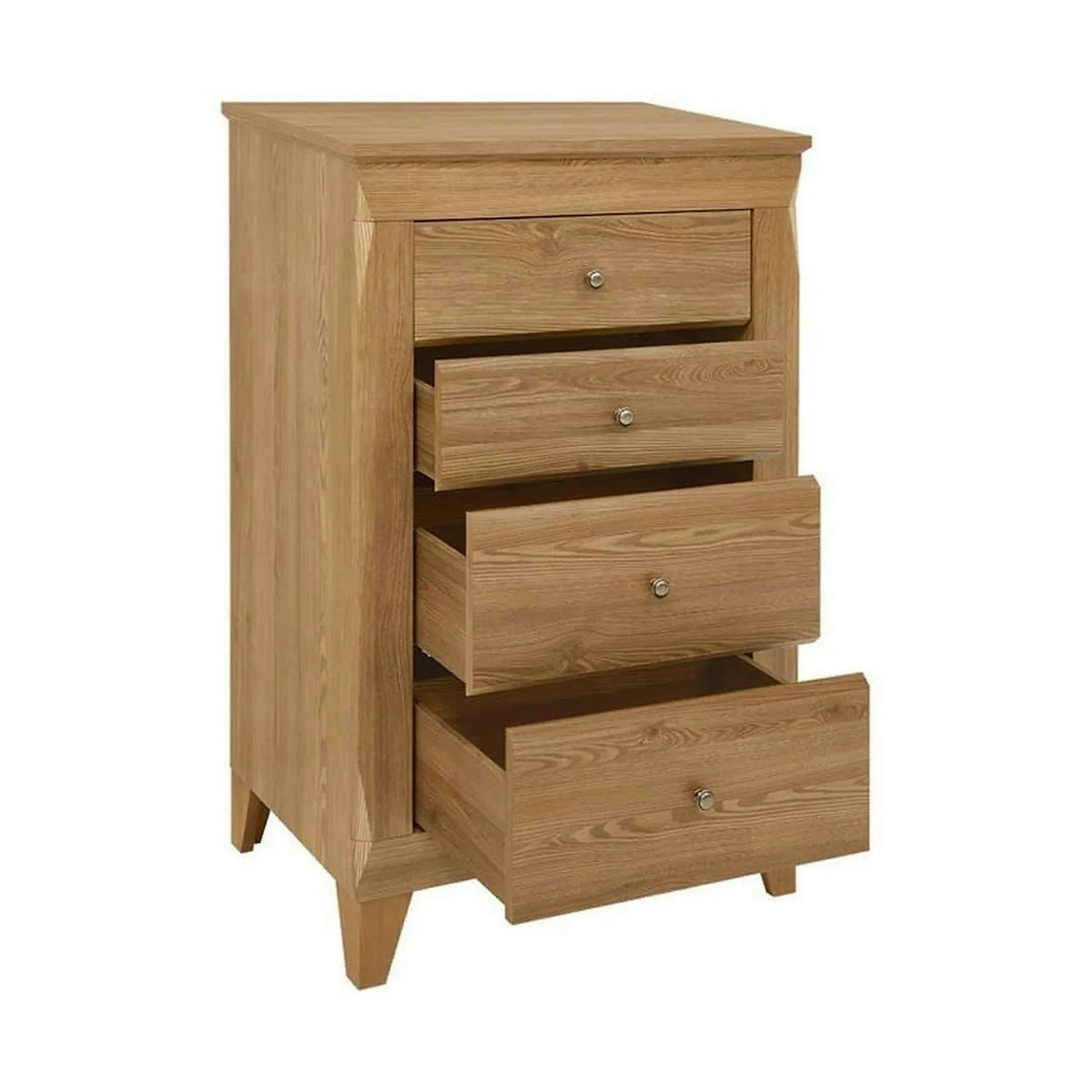 Comoda BERGEN KOM4S, stejar auriu, PAL, 72x47x116 cm
