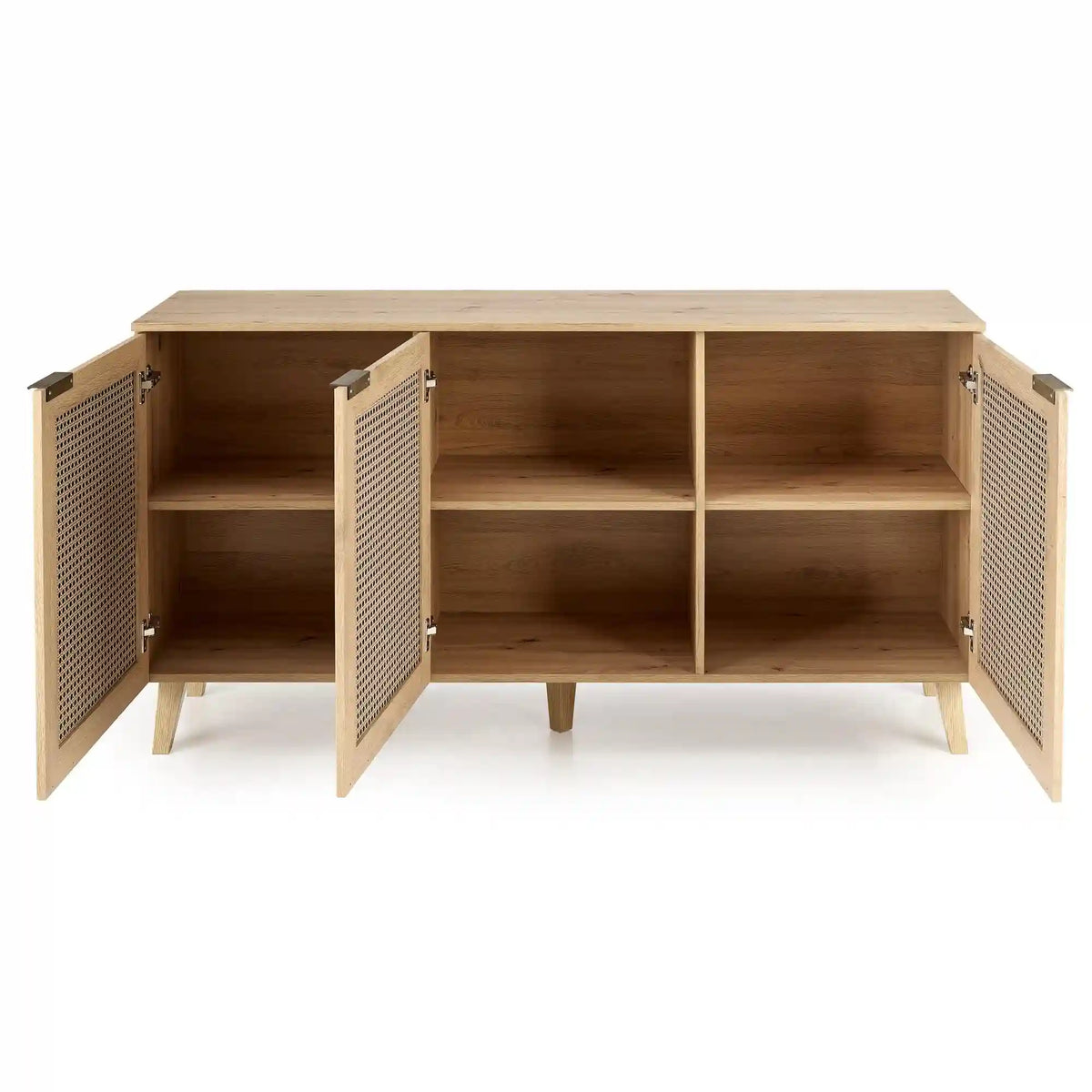 Comoda BORNEO, stejar artisan, PAL laminat, 160x40x85 cm