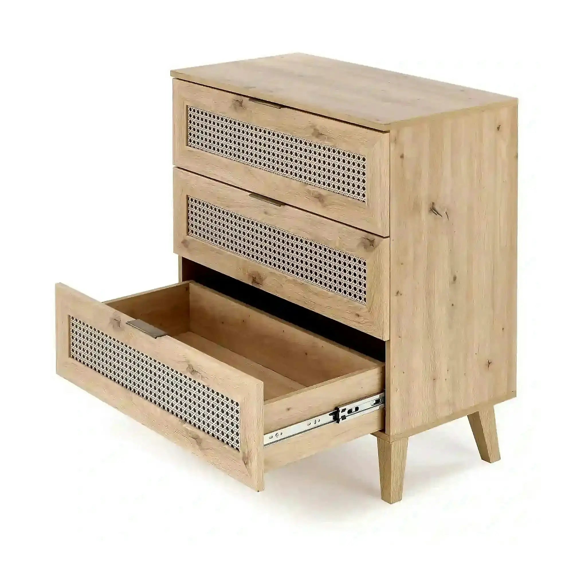 Comoda BORNEO, stejar artisan, PAL laminat, 80x40x85 cm