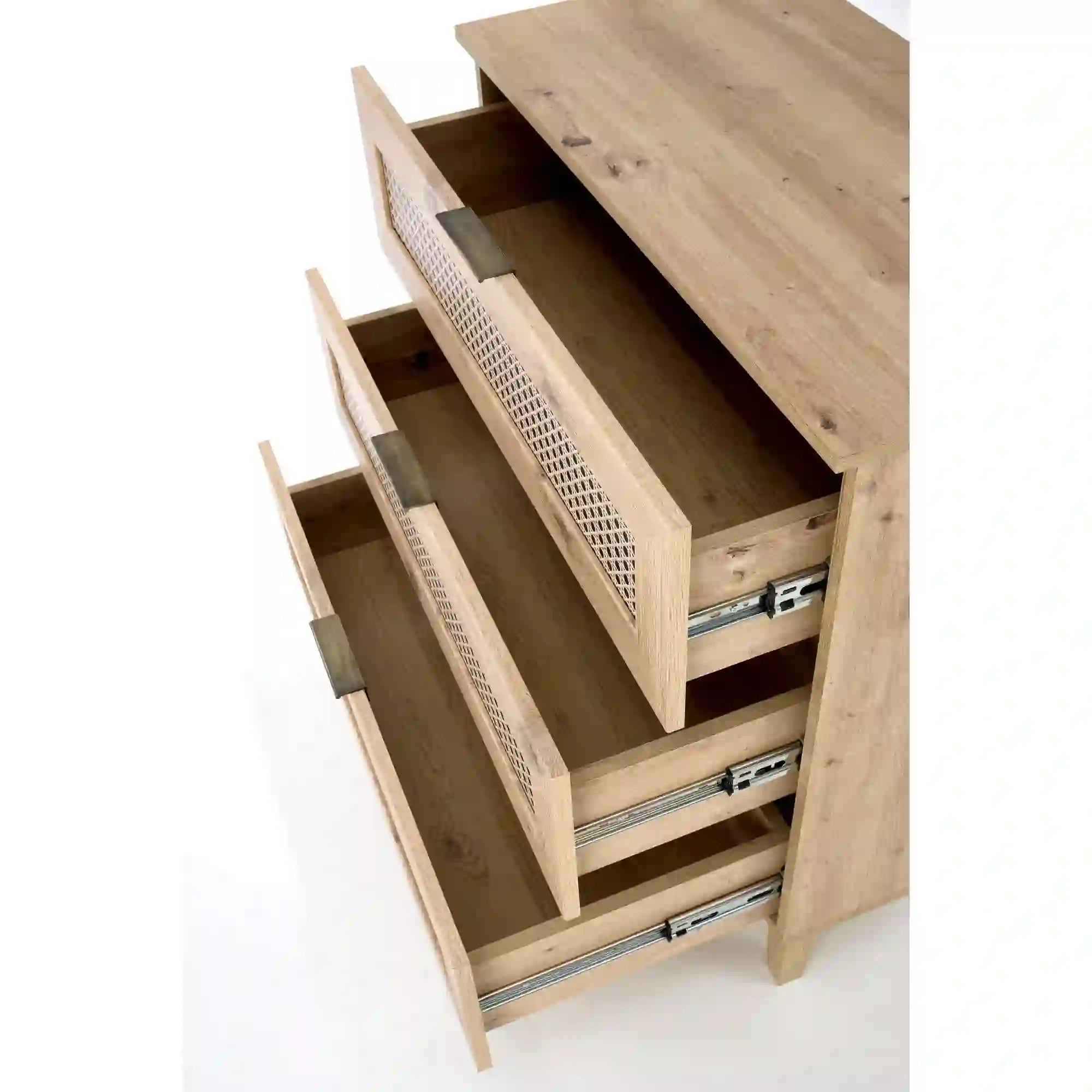 Comoda BORNEO, stejar artisan, PAL laminat, 80x40x85 cm
