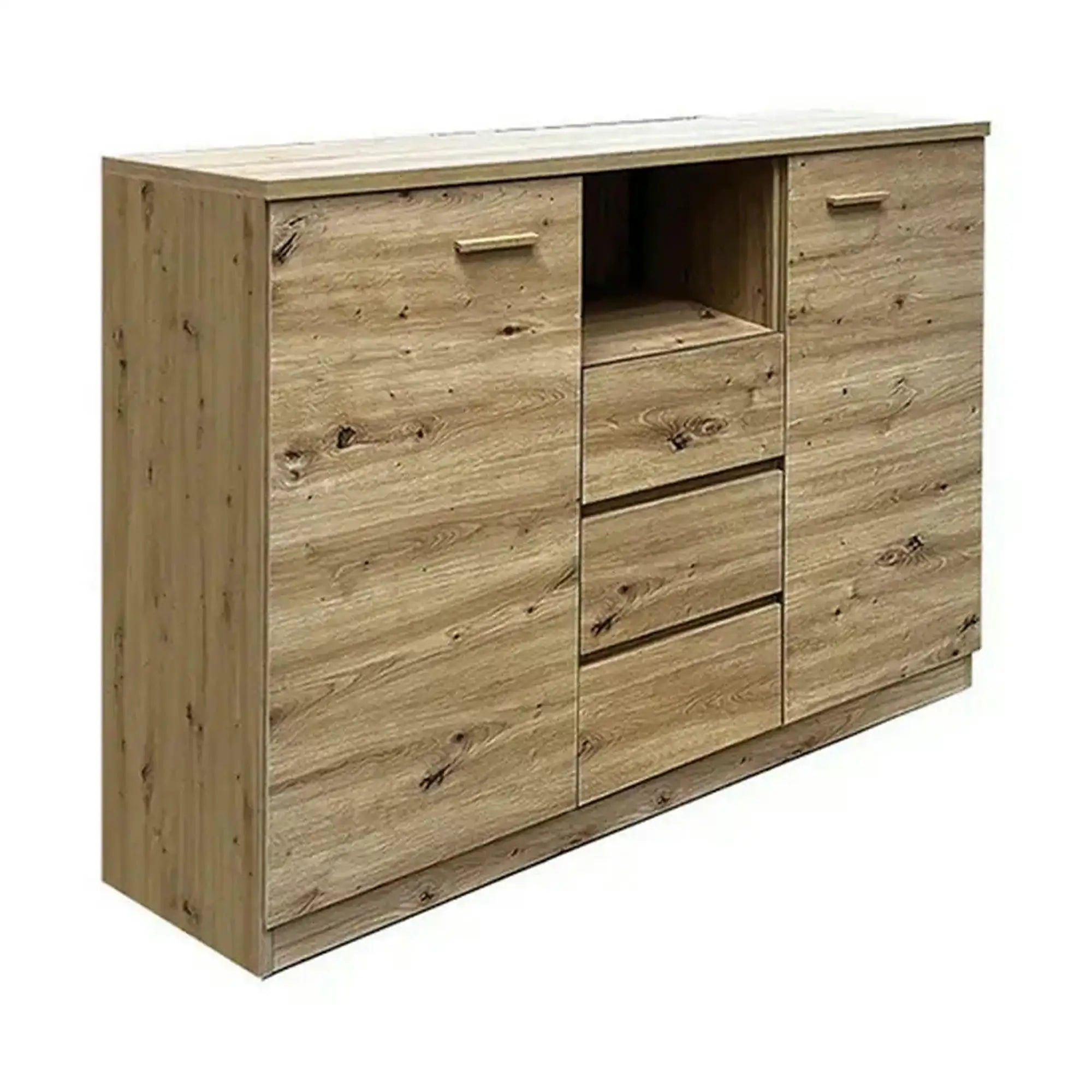 Comoda CANADA CX1, stejar artisan, PAL laminat, 130x42x105 cm