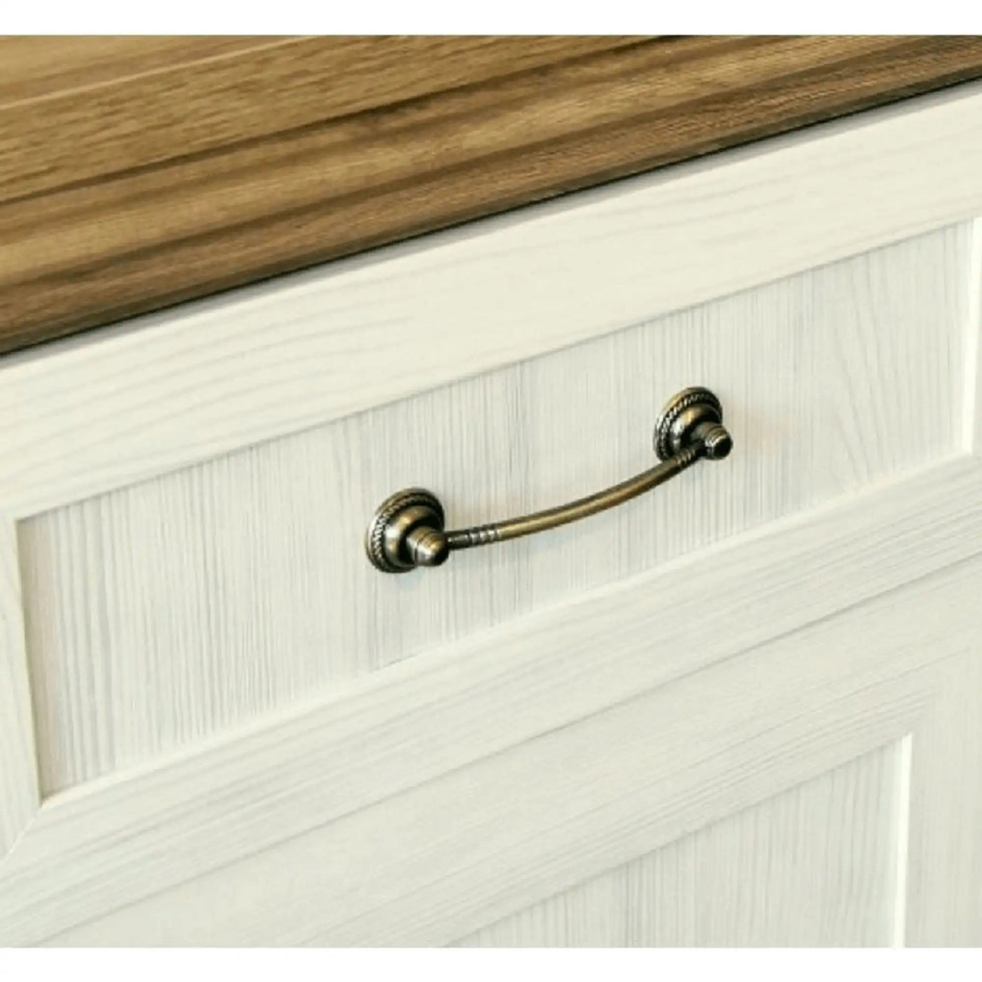 Comoda cu sertare ROYAL KS5, pin nordic/stejar salbatic, PAL melaminat, 57x46x98 cm