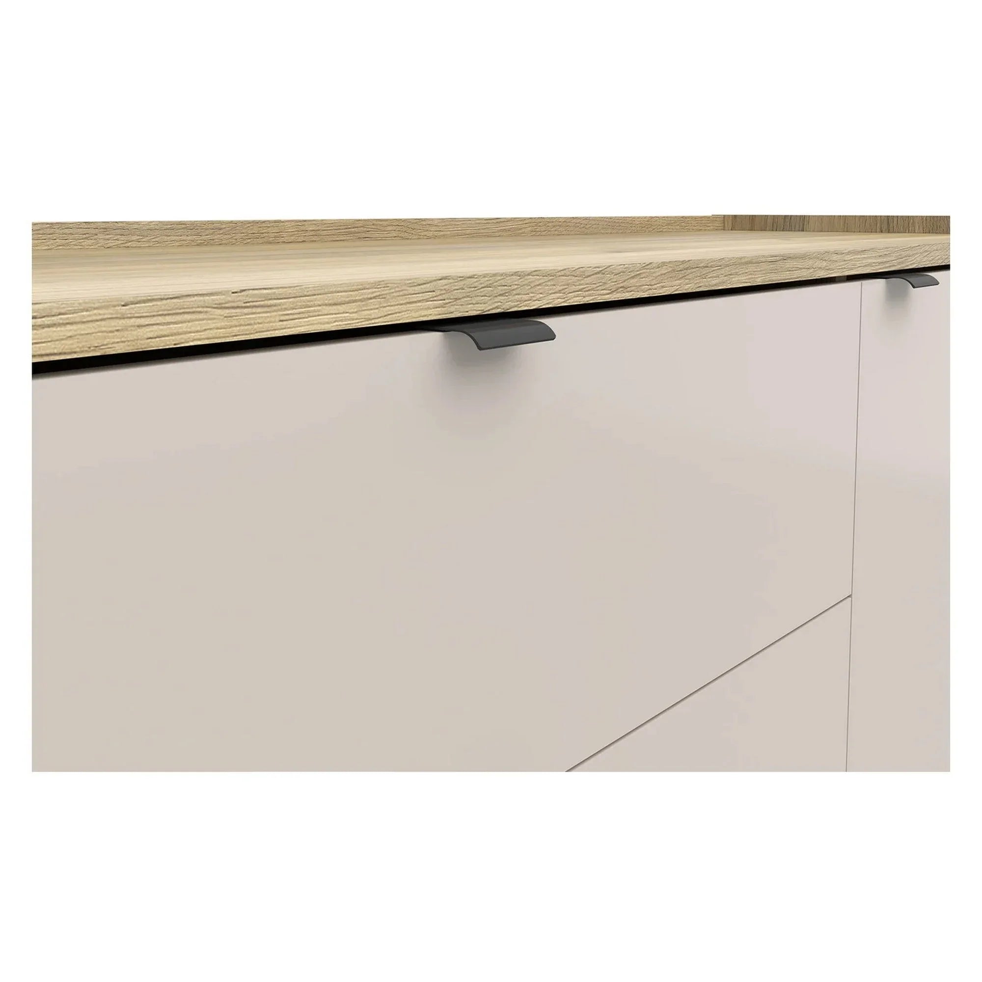 Comoda DALVA, stejar/casmir, PAL, 134x42x86 cm