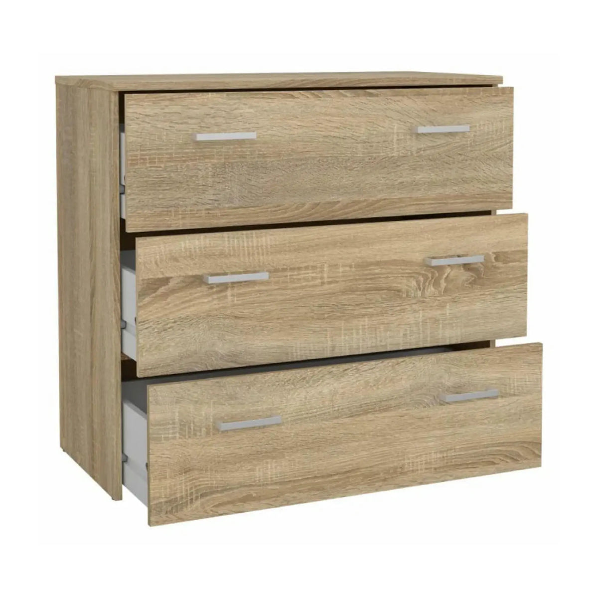 Comoda GARBO 3, stejar sonoma, PAL melaminat, 74x36x70 cm