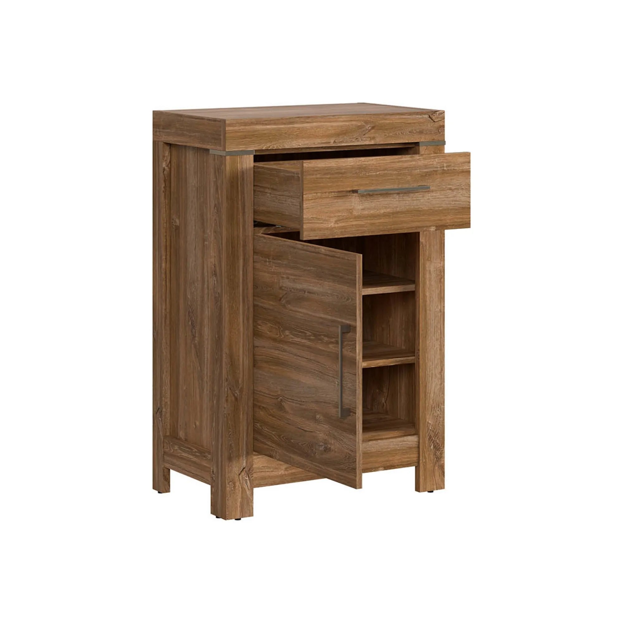 Comoda GENT, stejar stirling, PAL laminat, 66x40x101 cm