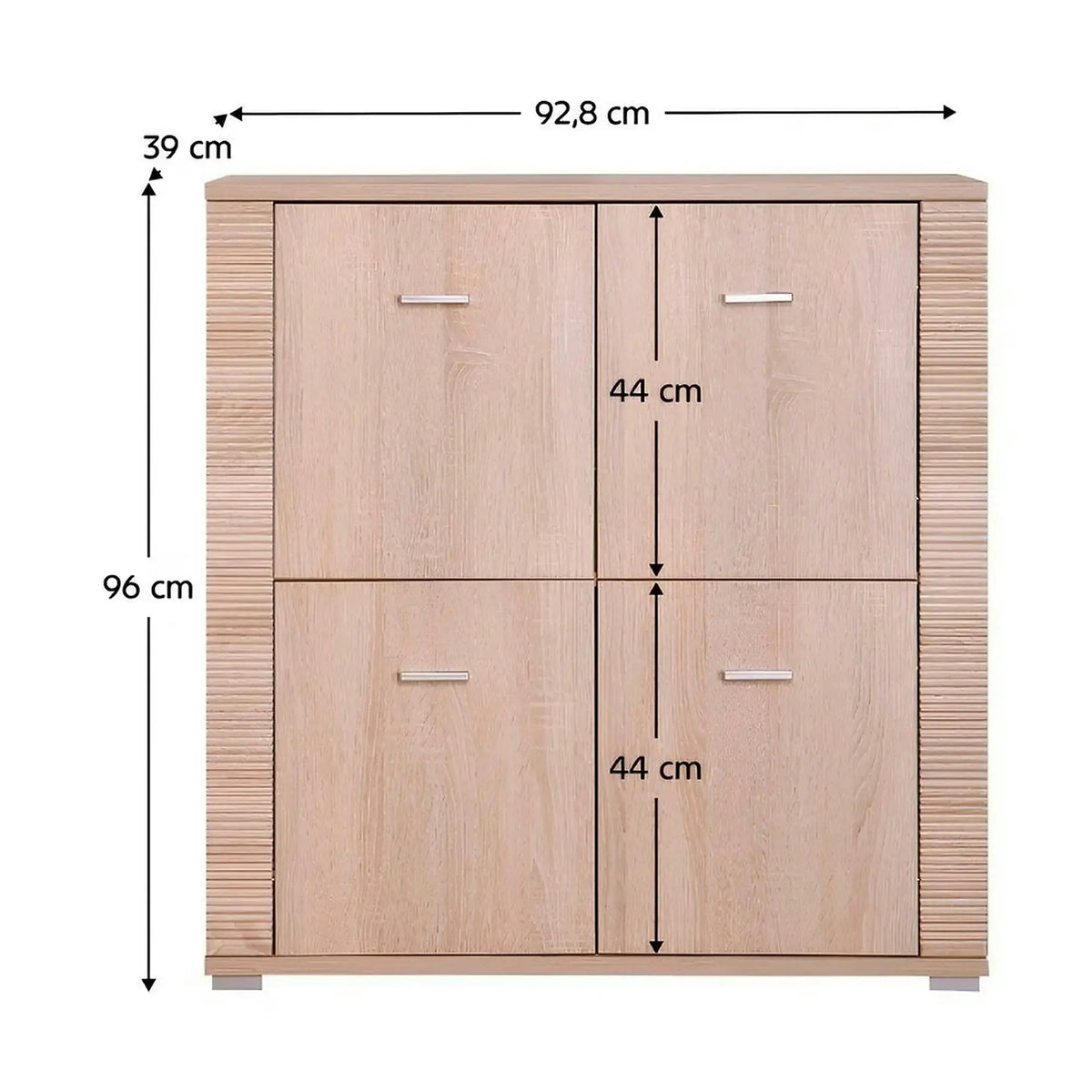 Comoda GRAND tip 10, stejar sonoma, PAL, 93x39x96 cm