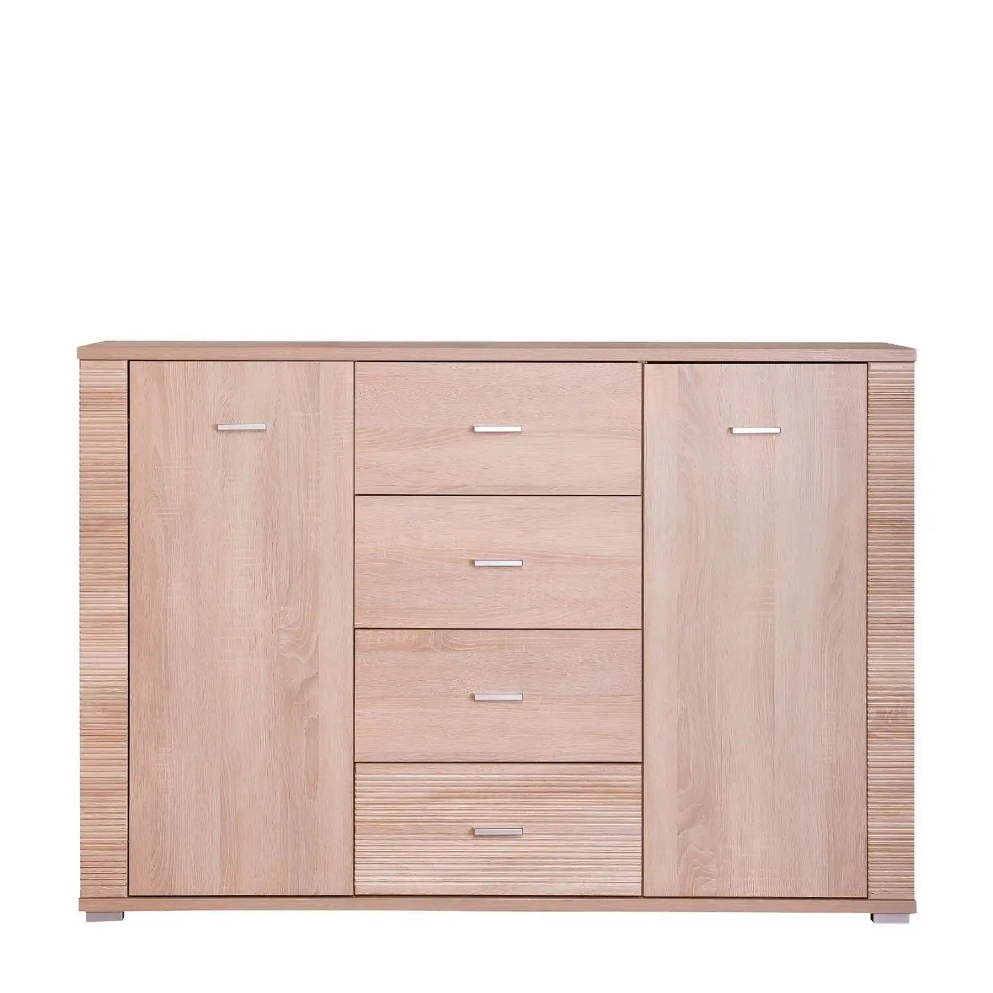 Comoda GRAND tip 9, PAL, stejar sonoma, 140x39x96 cm