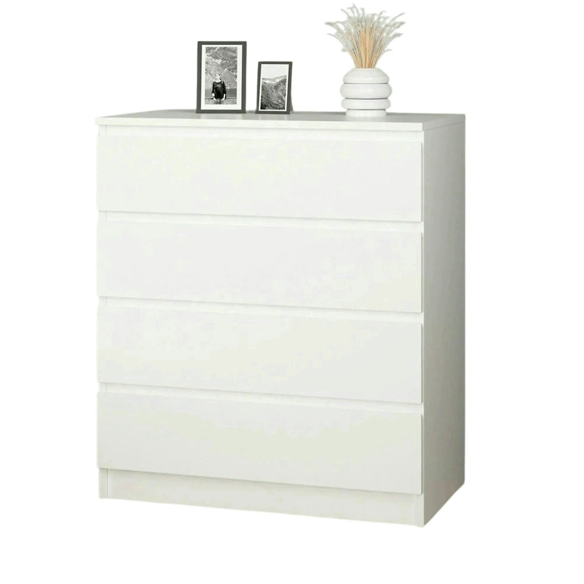 Comoda Gunes, alb, PAL melaminat, 80x46x92 cm