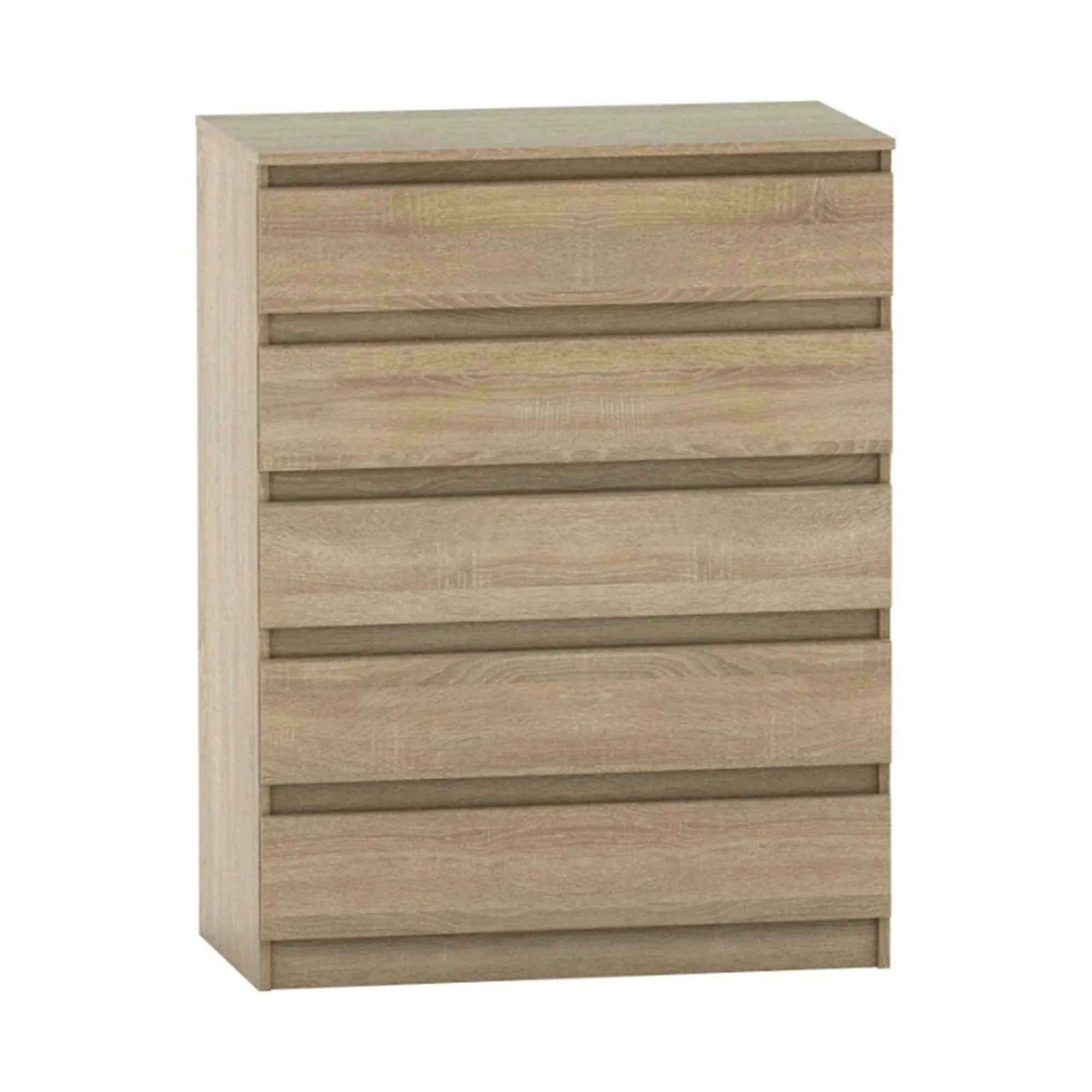 Comoda HANY NEW 005, stejar sonoma, PAL laminat, 90x49x117 cm