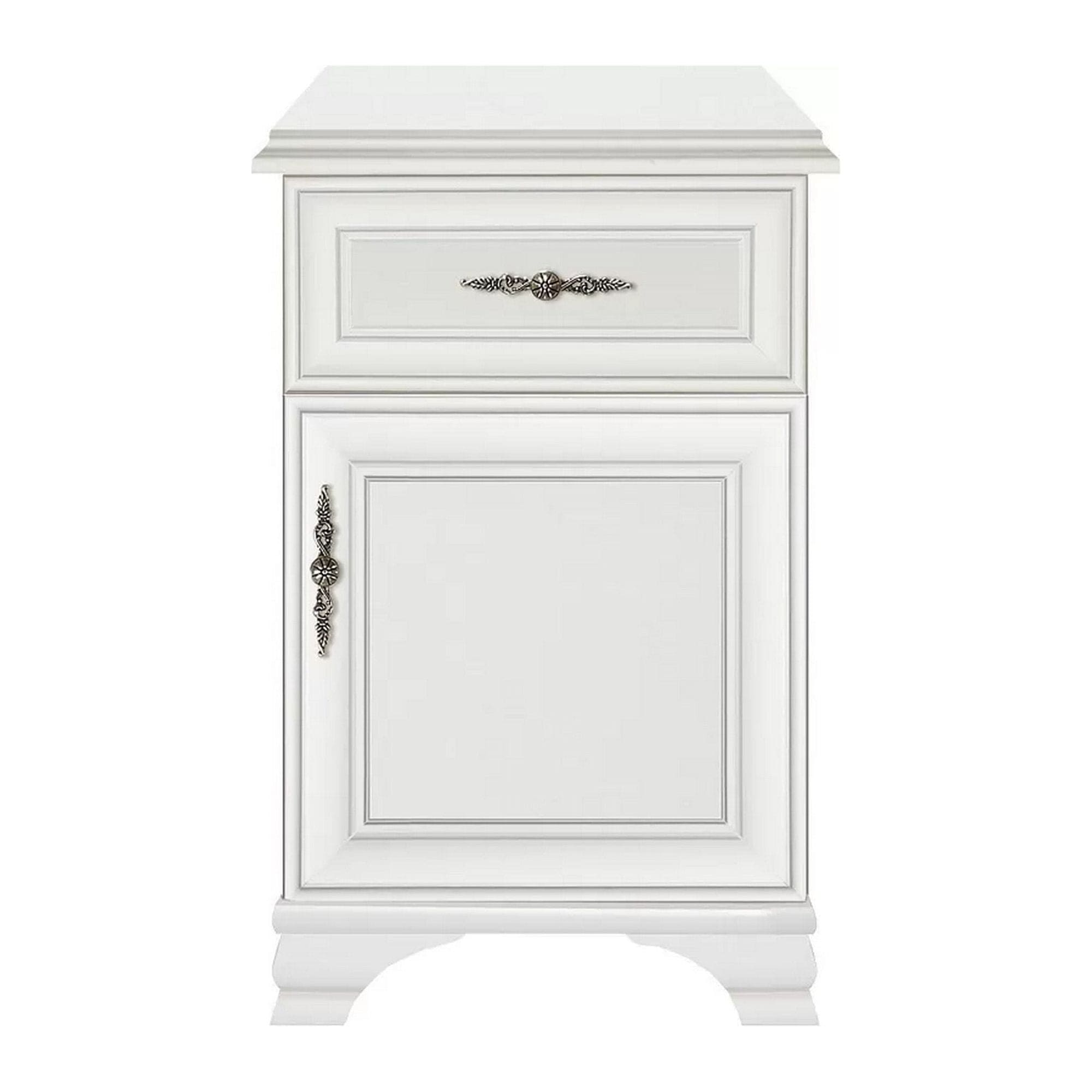 Comoda Idento, alb, PAL/MDF, 55x35x83 cm