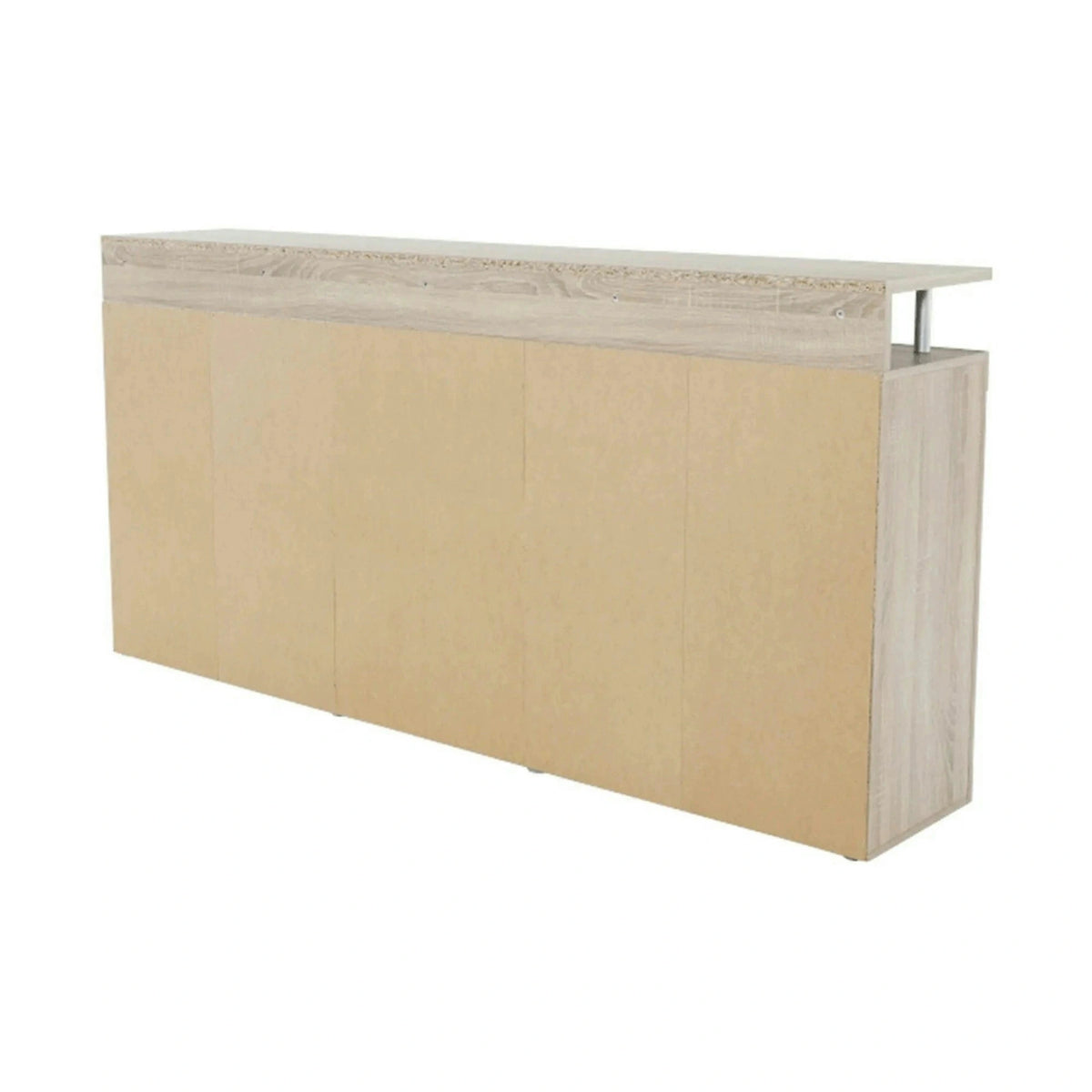 Comoda JUNO - JACHIM NEW, stejar sonoma/alb, PAL, 195x37x97 cm
