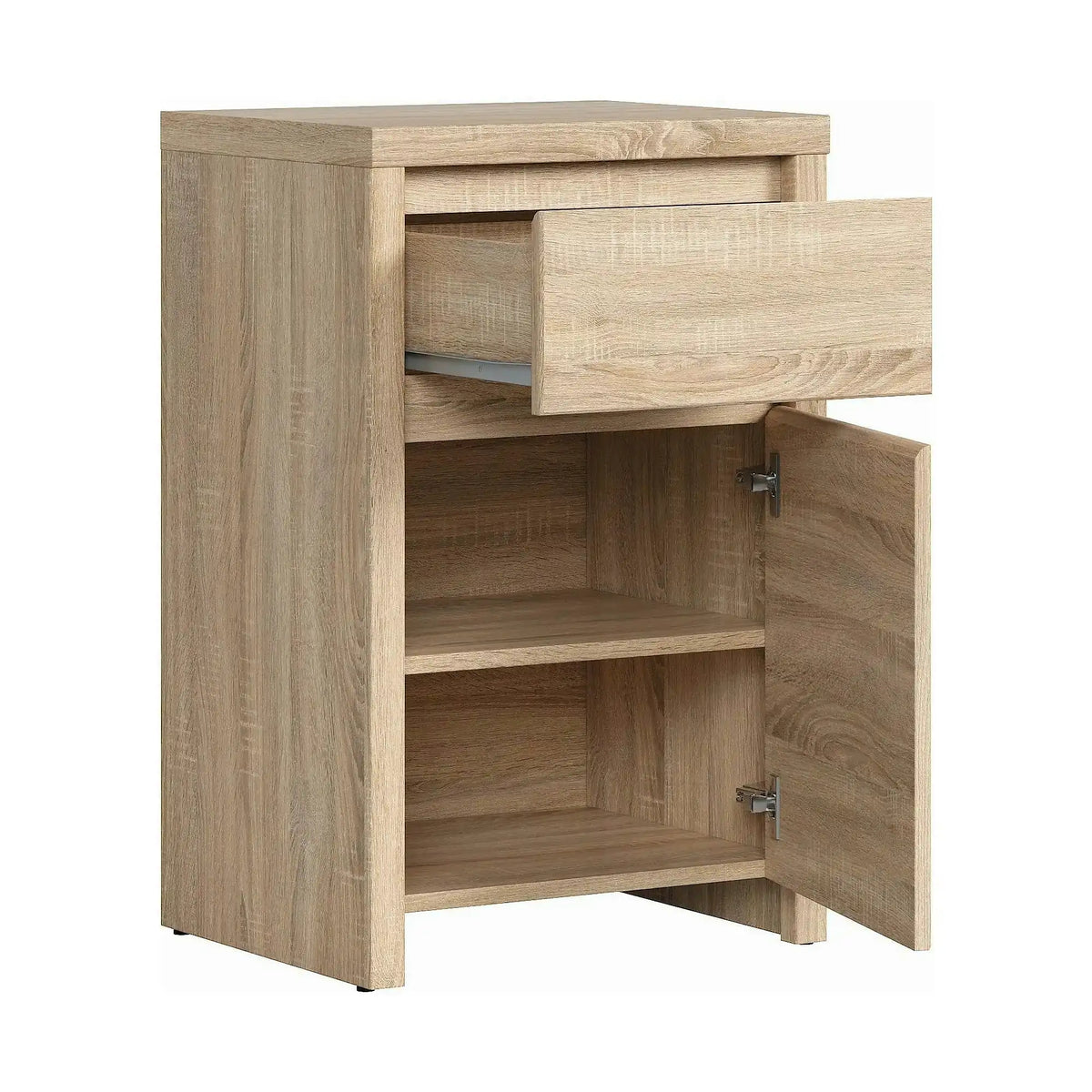 Comoda KASPIAN KOM1D1SP, stejar sonoma, PAL, 49x41x77 cm