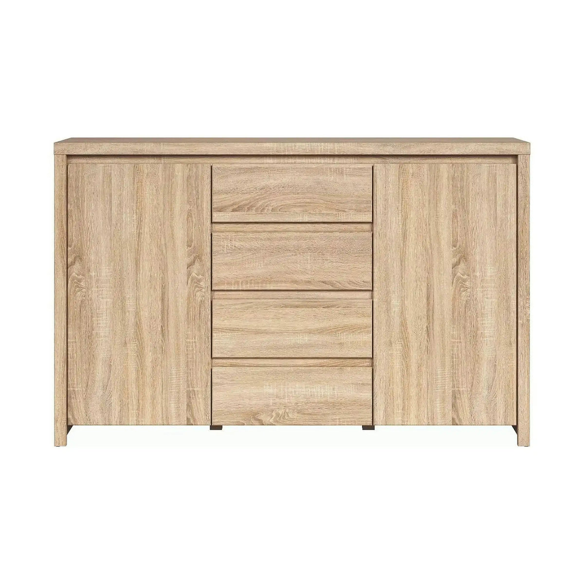 Comoda KASPIAN KOM2D4S, stejar sonoma, PAL, 144x41x92 cm