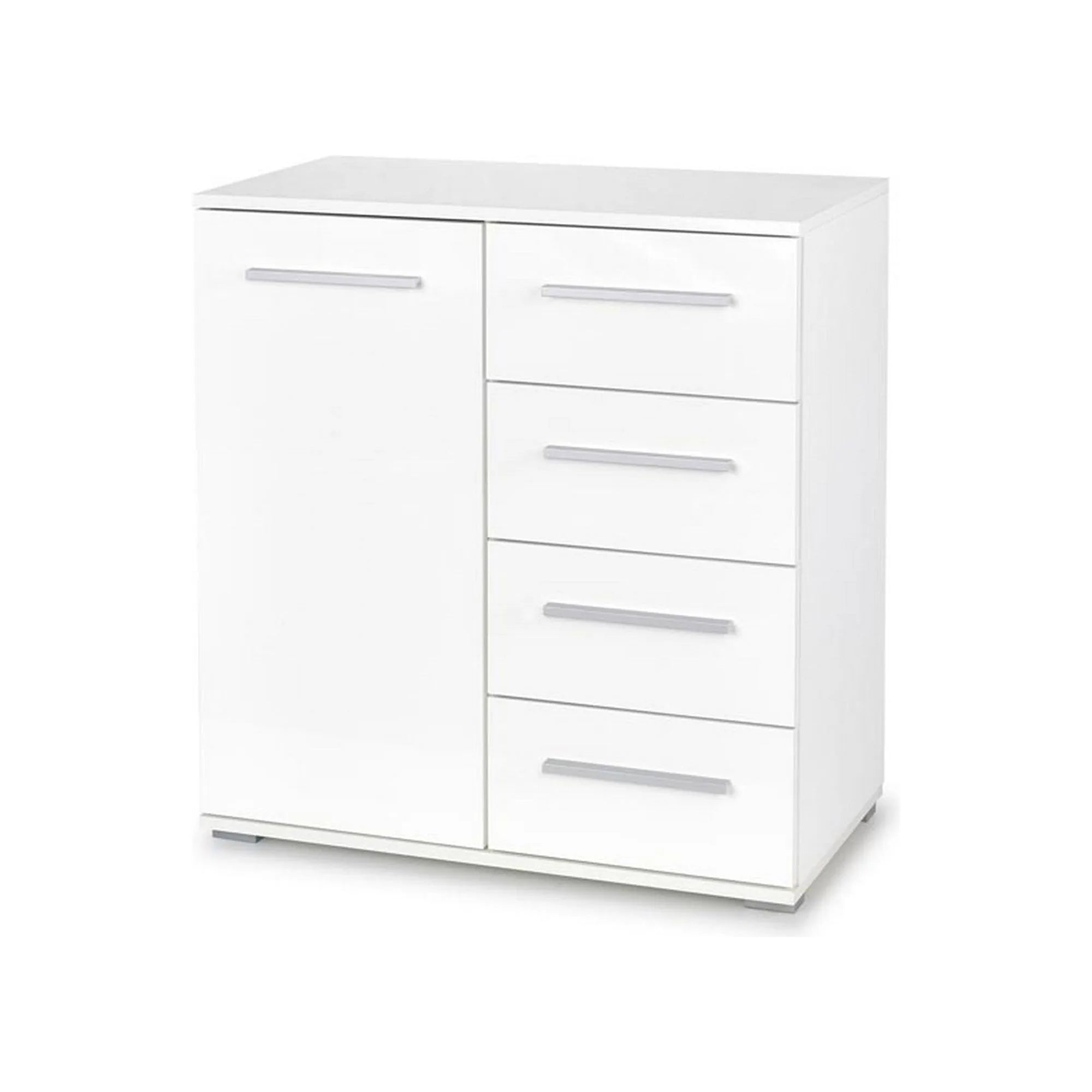 Comoda LIMA KM2, alb, PAL, 77x40x82 cm