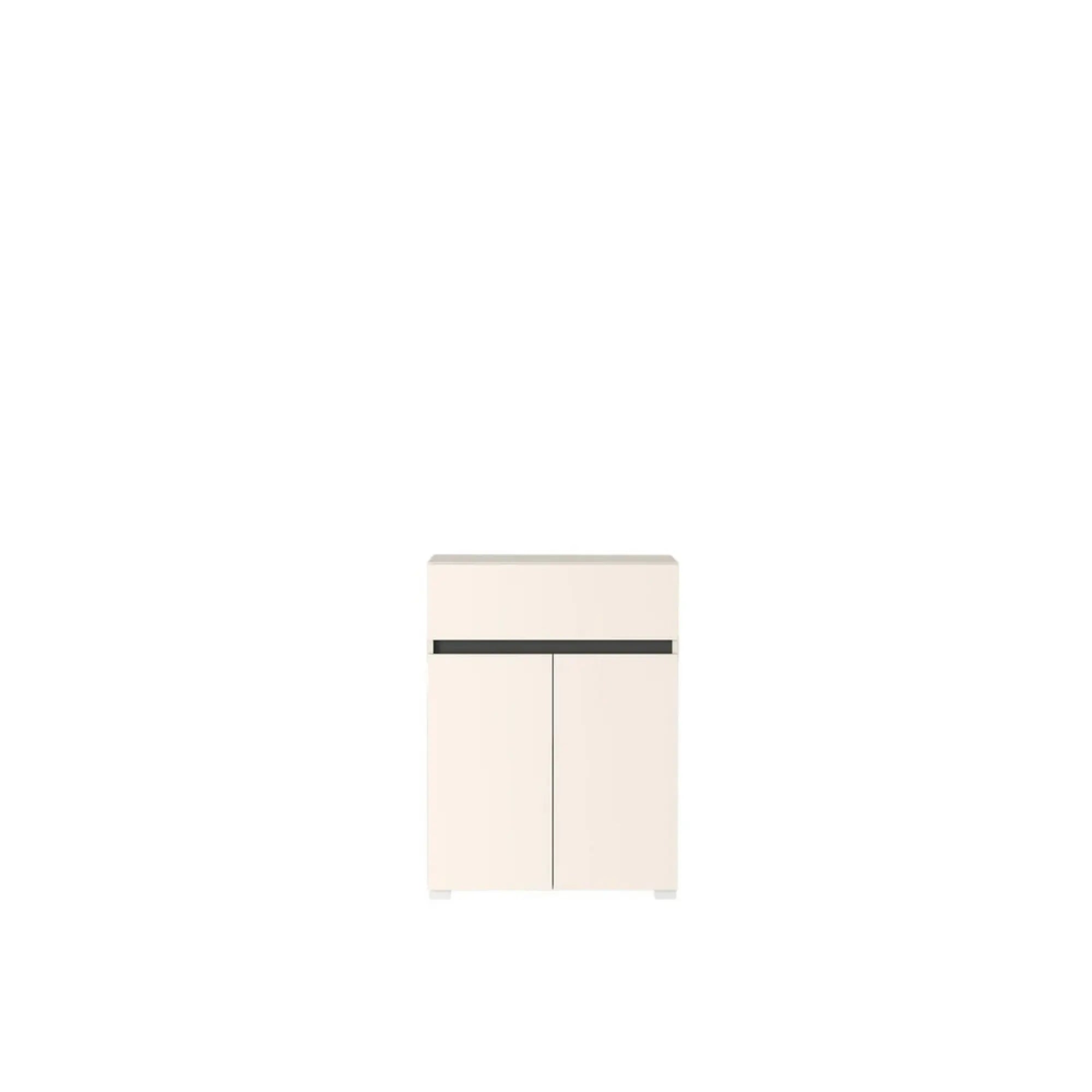 Comoda LONDON 7, casmir/gri antracit, PAL, 70x38x94 cm