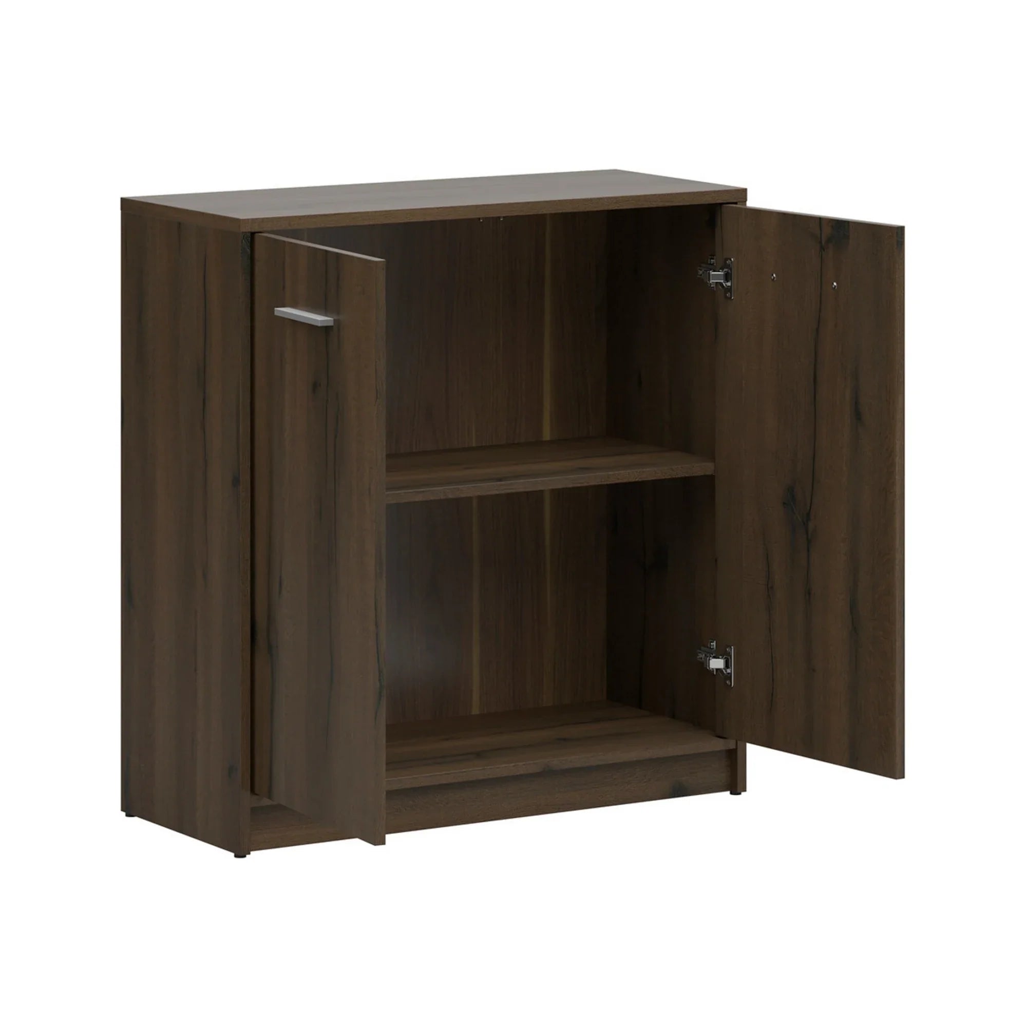 Comoda NEPO PLUS, stejar nobil, PAL laminat, 80x34x84 cm