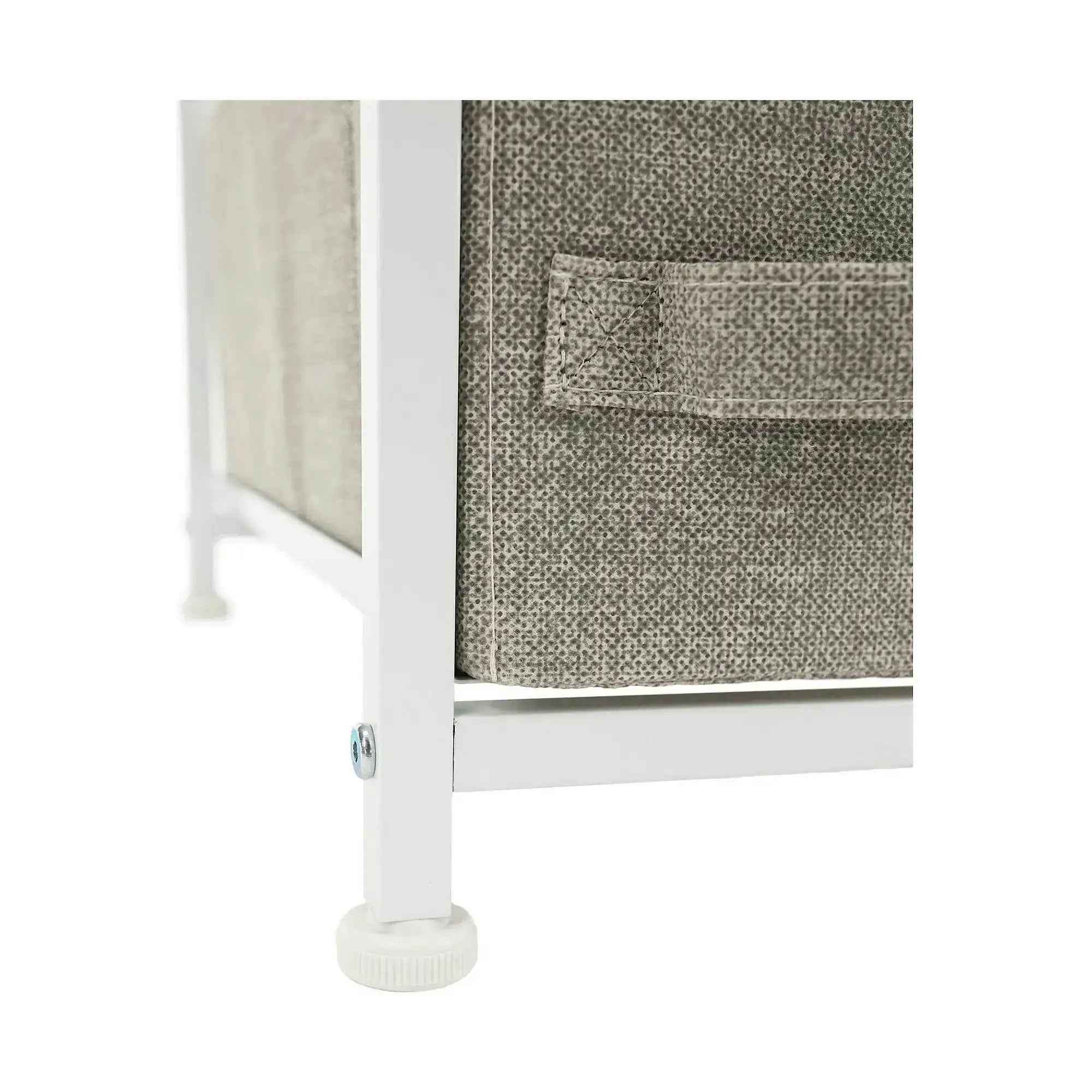 Comoda OFELIA TYP 2, alb/bej/gri, 48x20x76 cm