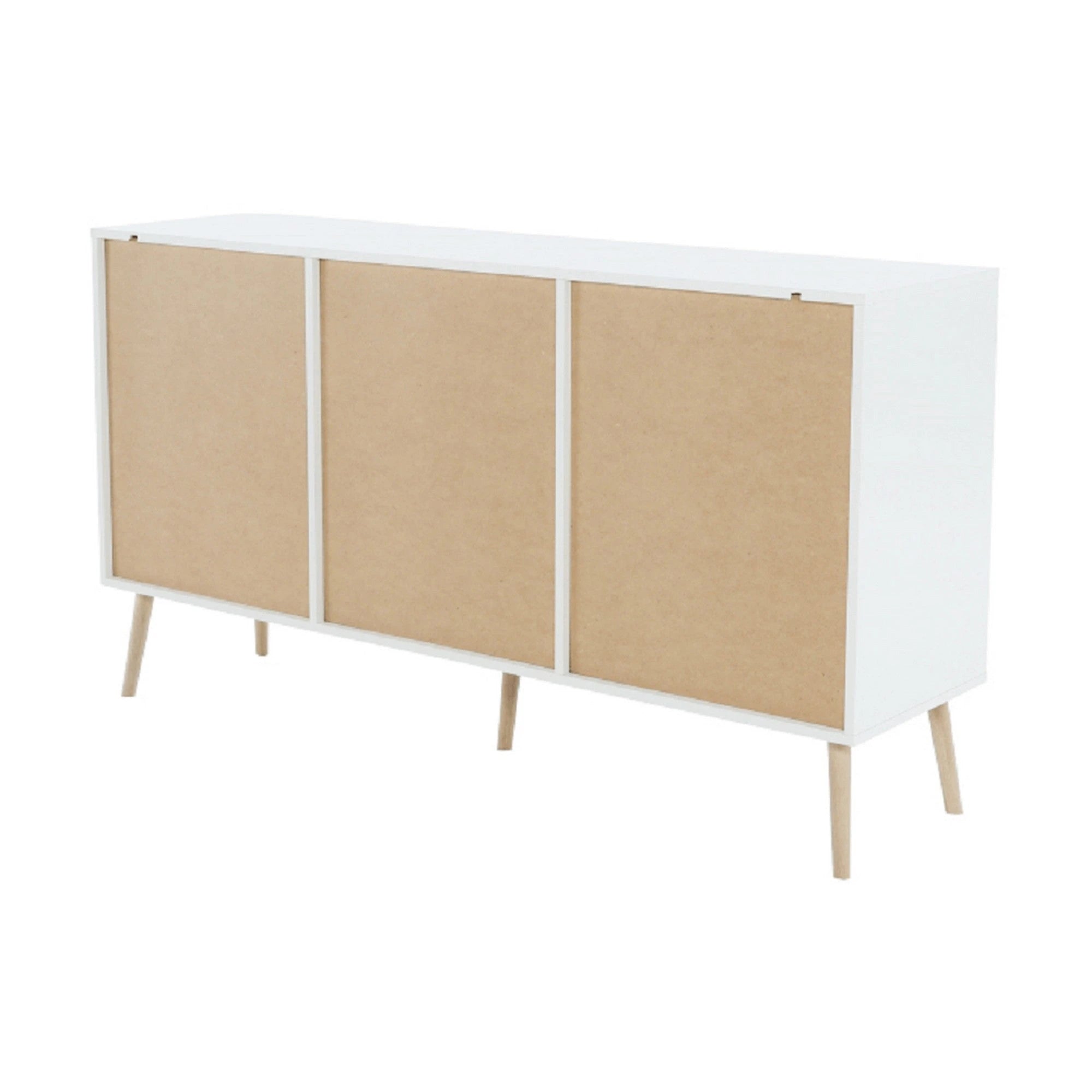 Comoda OSLO 75381, alb, stejar sonoma, PAL melaminat, 147x39x81 cm