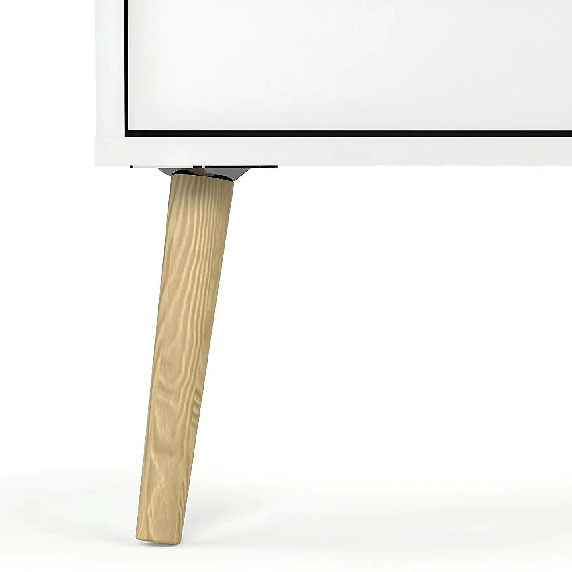 Comoda OSLO 75456, stejar sonoma/alb, DTD laminat, 99x39x101 cm