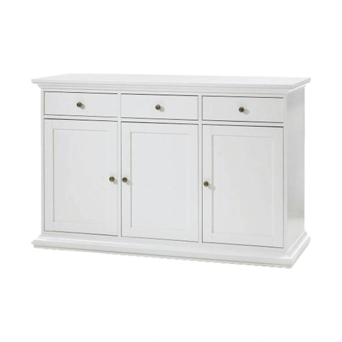 Comoda PARIS 77824, alb, PAL infoliat, 144x46x92 cm