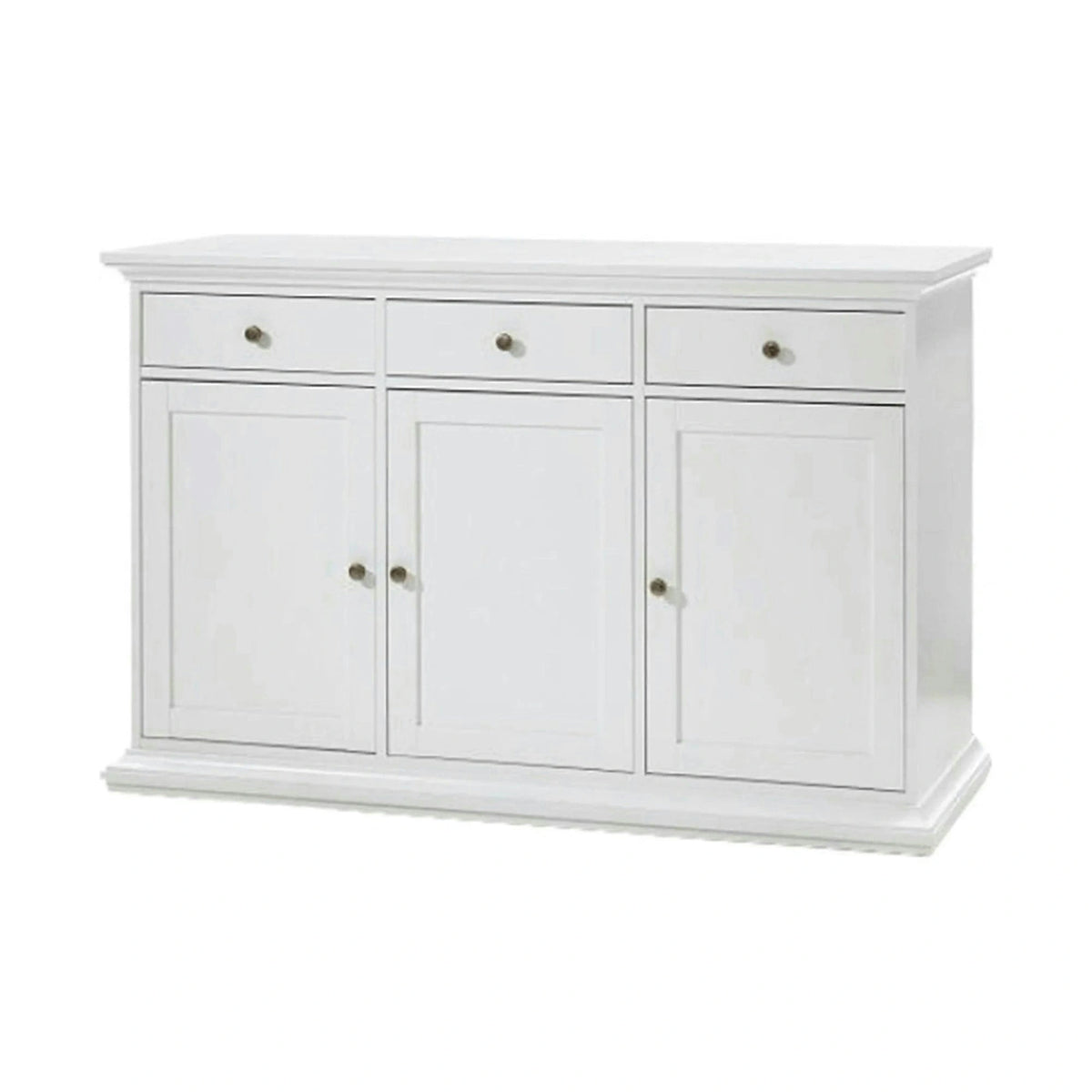 Comoda PARIS 77824, alb, PAL infoliat, 144x46x92 cm