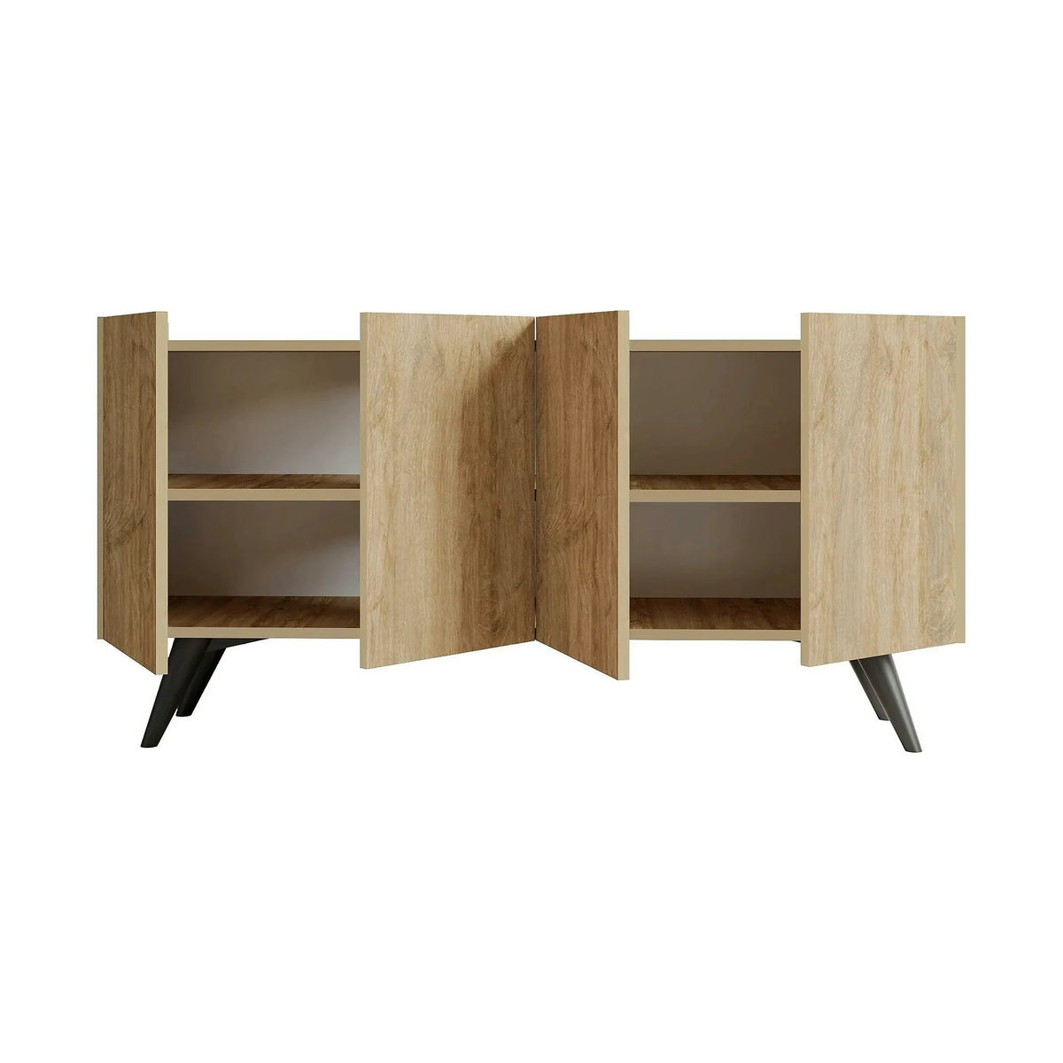 Comoda PEKIN, stejar, PAL melaminat, 150x40x76 cm