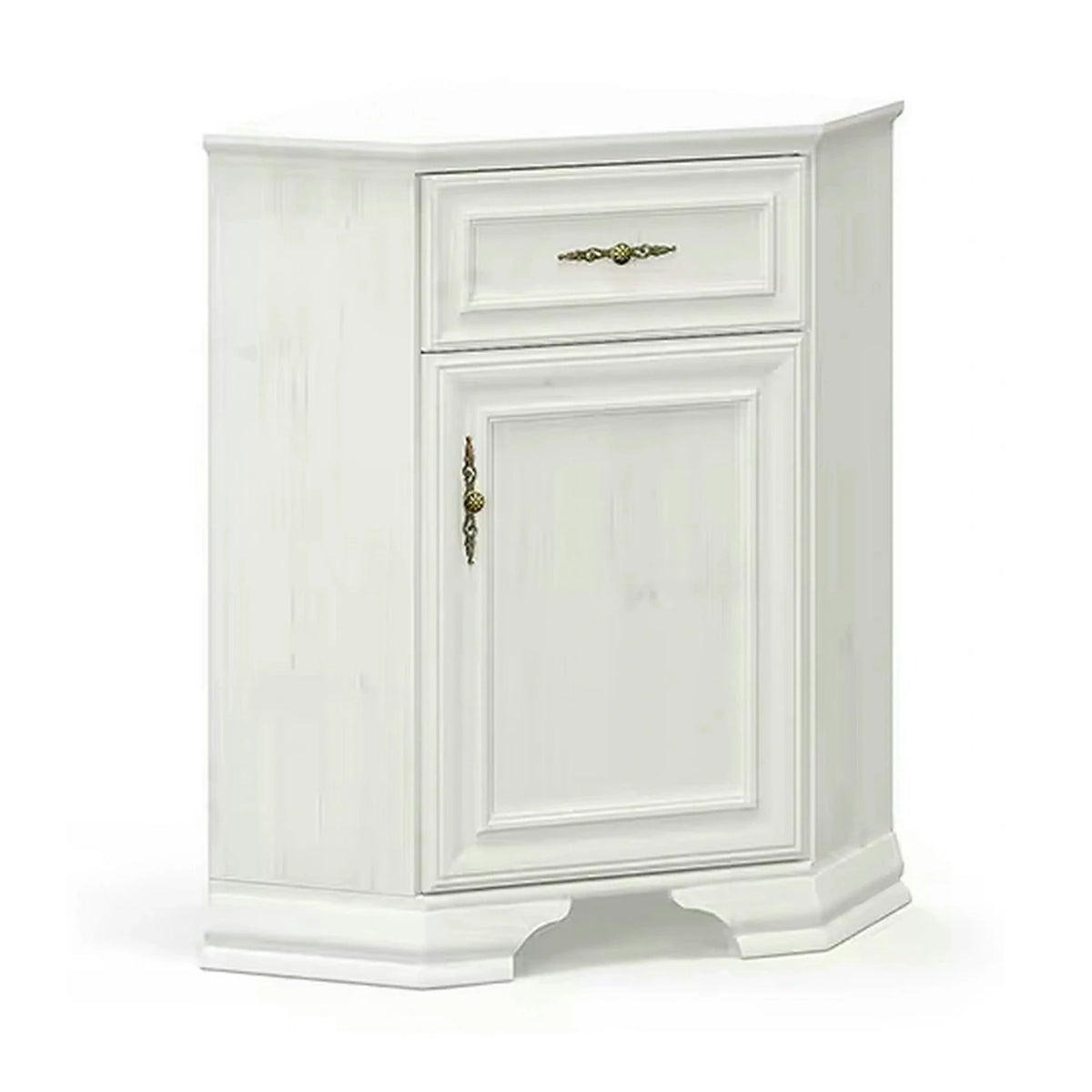 Comoda pin alb anderson IRYS, PAL laminat, 59x59x89 cm