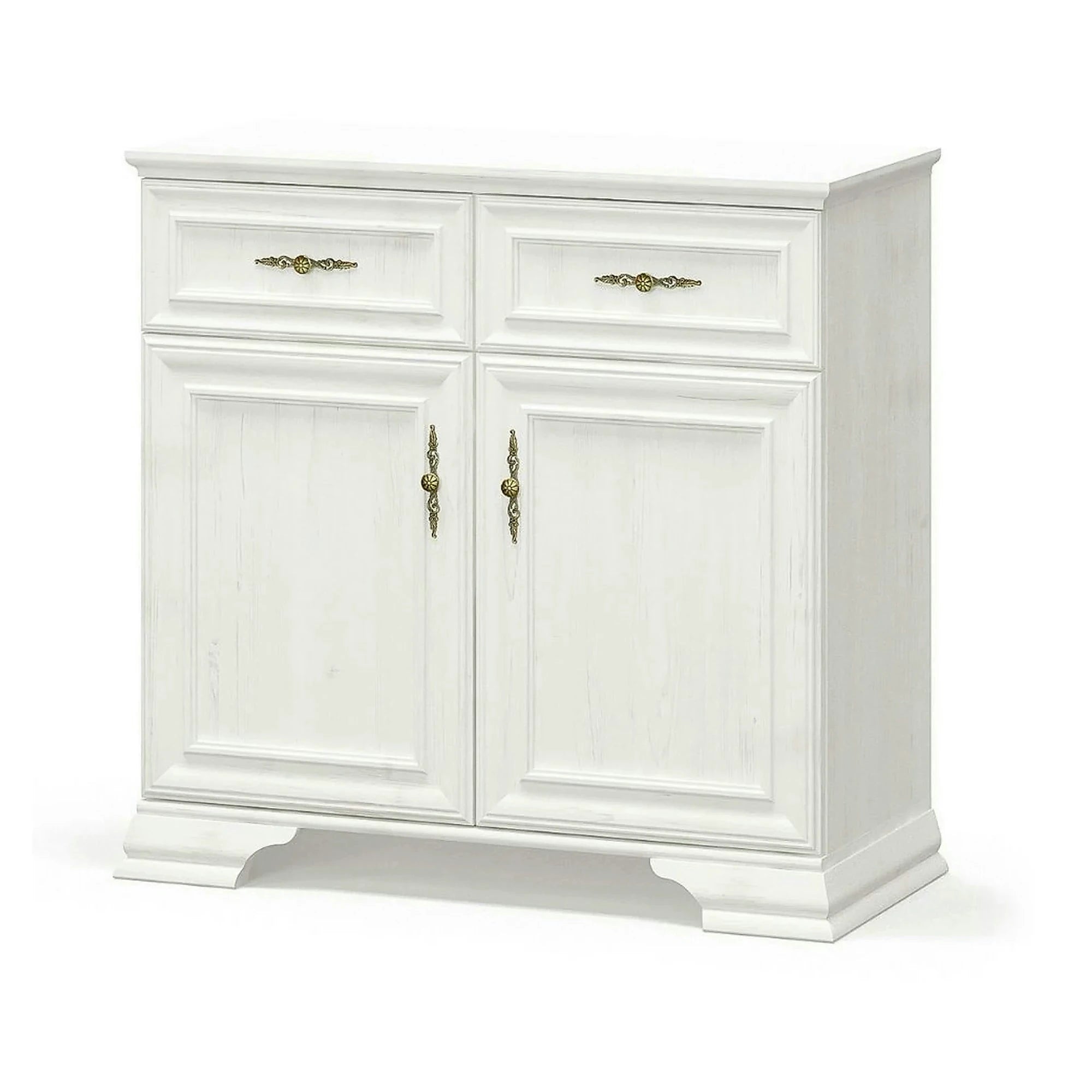 Comoda pin alb anderson IRYS, PAL laminat, 93x39x89 cm