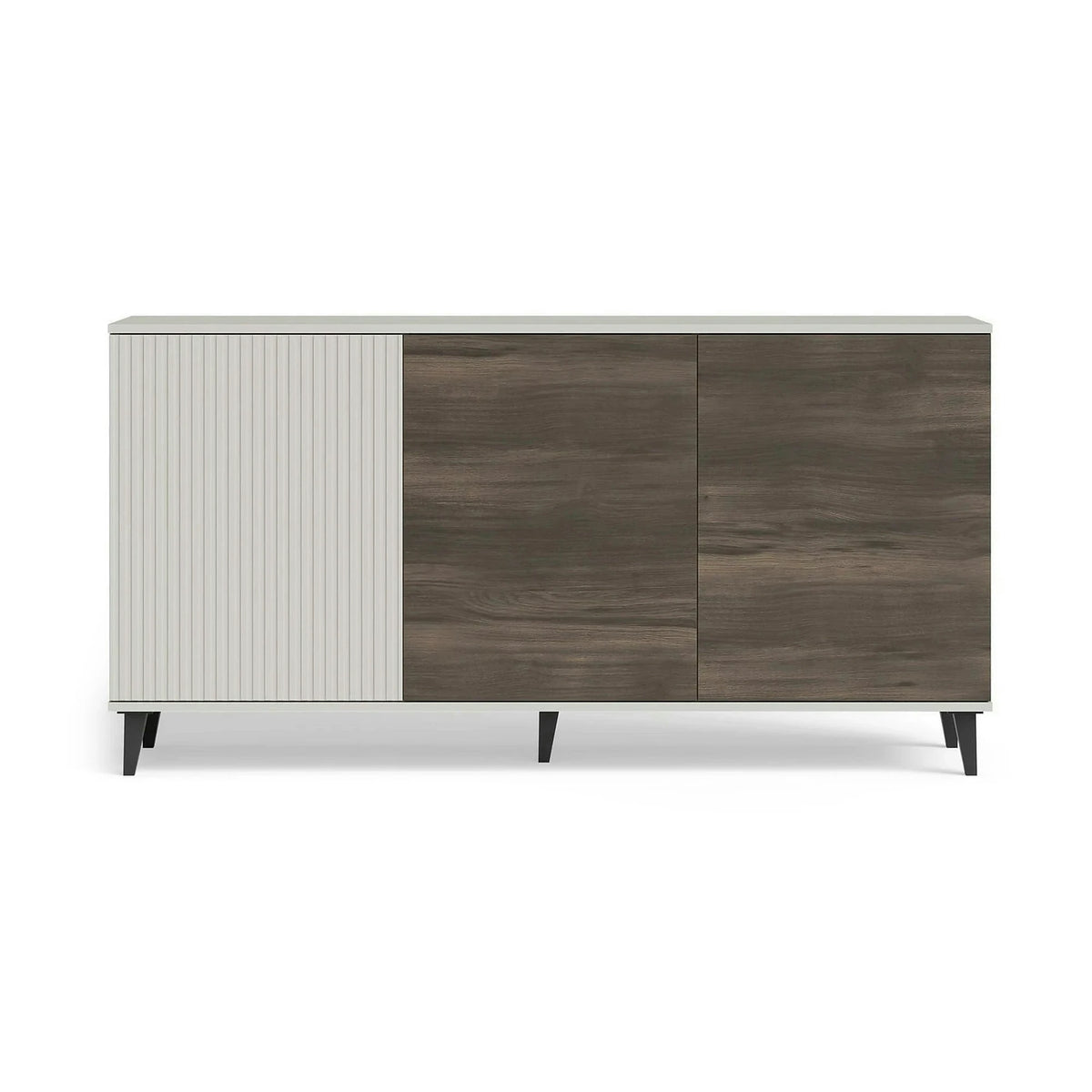 Comoda RANDOM 2 KM-1, casmir/nuc, PAL furniruit, 160x40x82 cm