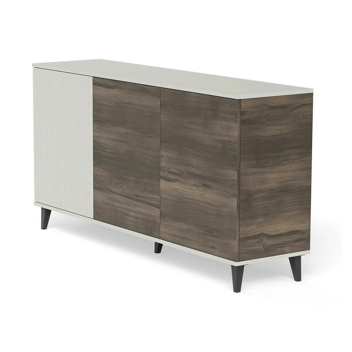Comoda RANDOM 2 KM-1, casmir/nuc, PAL furniruit, 160x40x82 cm