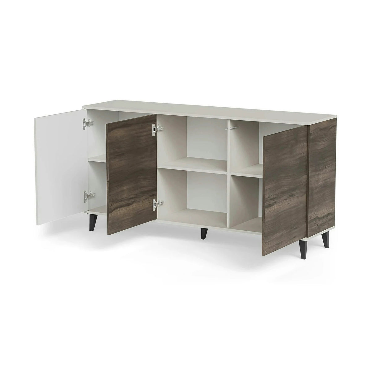 Comoda RANDOM 2 KM-1, casmir/nuc, PAL furniruit, 160x40x82 cm