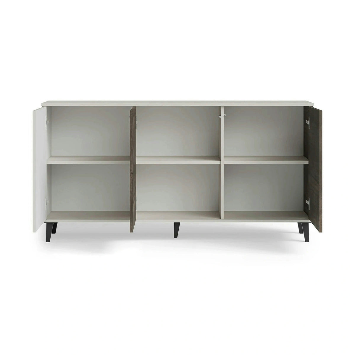 Comoda RANDOM 2 KM-1, casmir/nuc, PAL furniruit, 160x40x82 cm