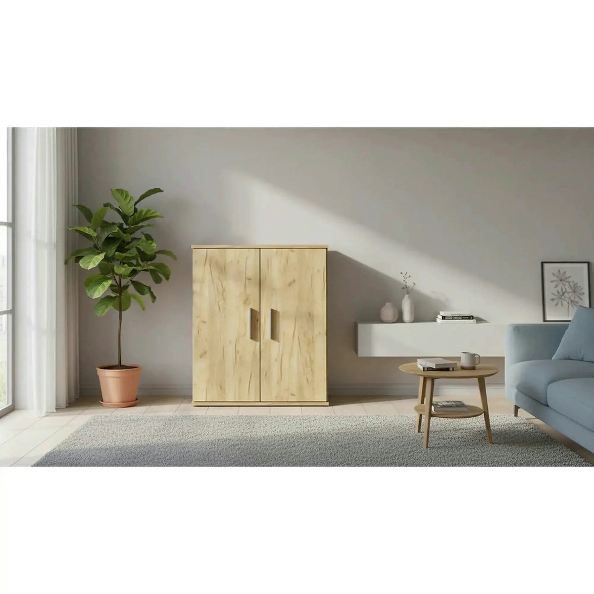 Comoda RESITA TYP 1, stejar artisan, DTD laminat, 71x35x80 cm